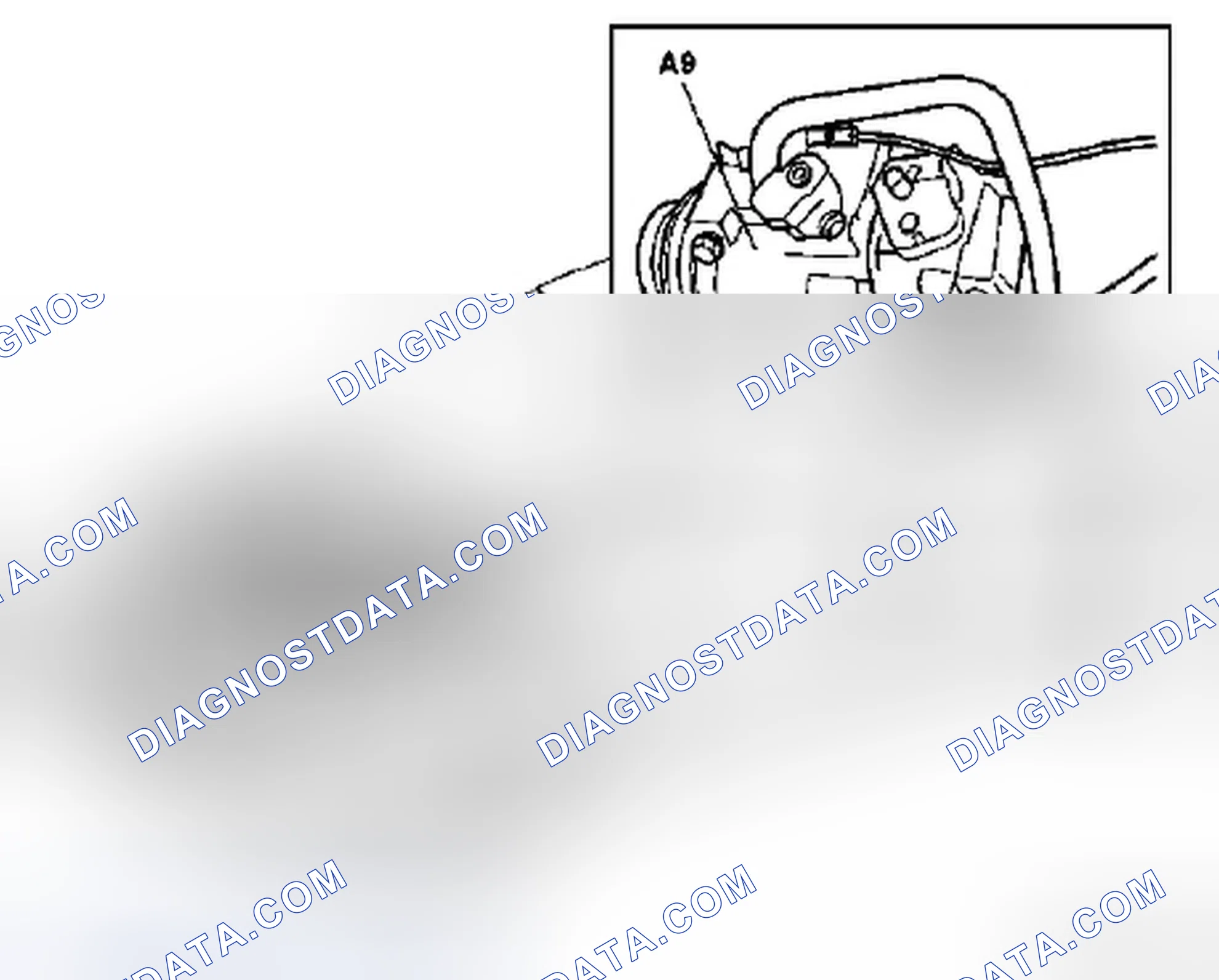Scheme 129: A/C compressor, location - GF83.55-P-2100-01A