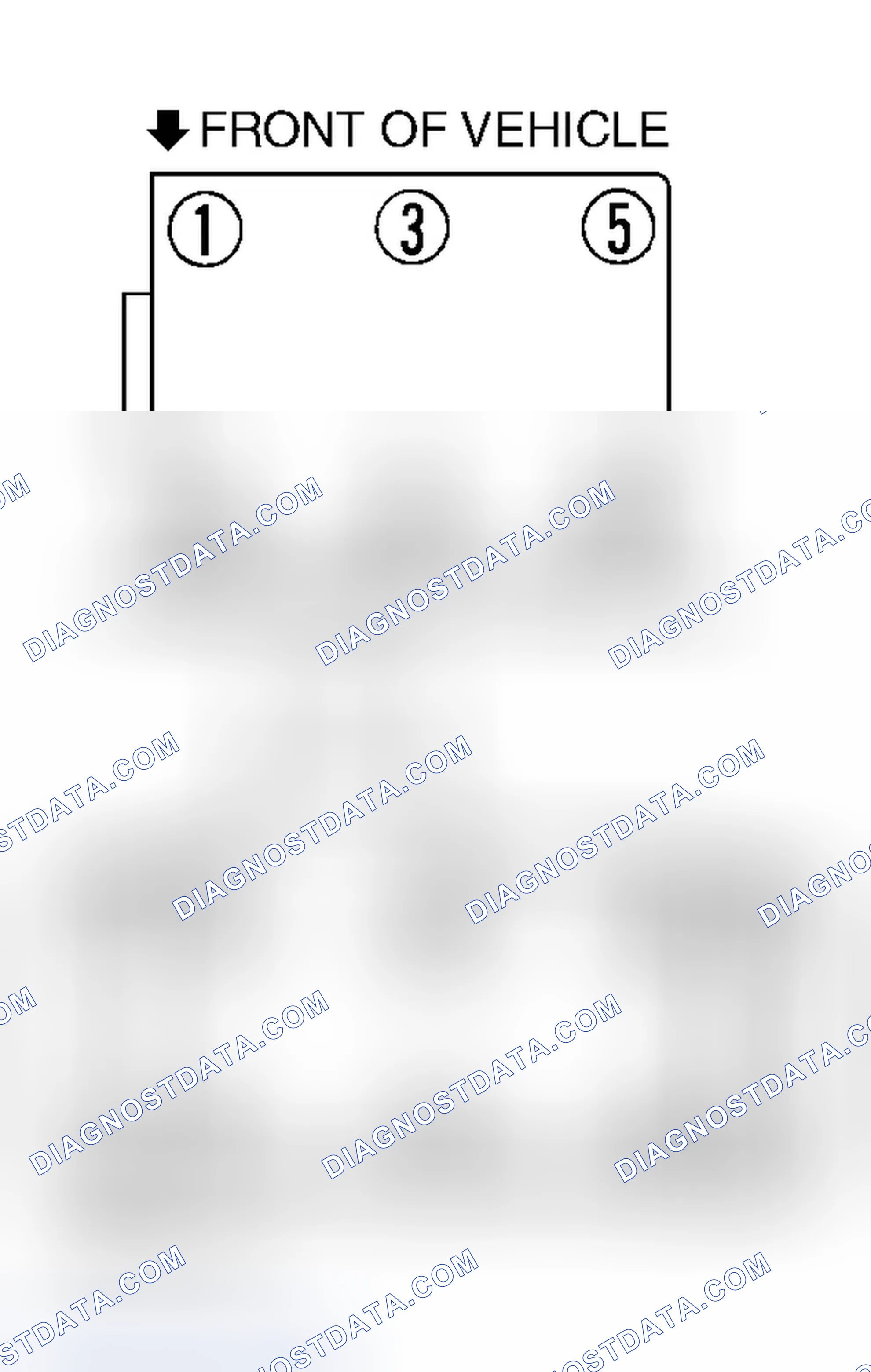 Scheme 10: Firing Order & Coil Pack (626 2.5L)