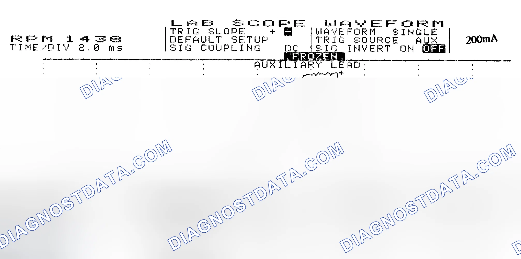 Scheme 15: Single Injector w/Normal Current Flow - Current Pattern