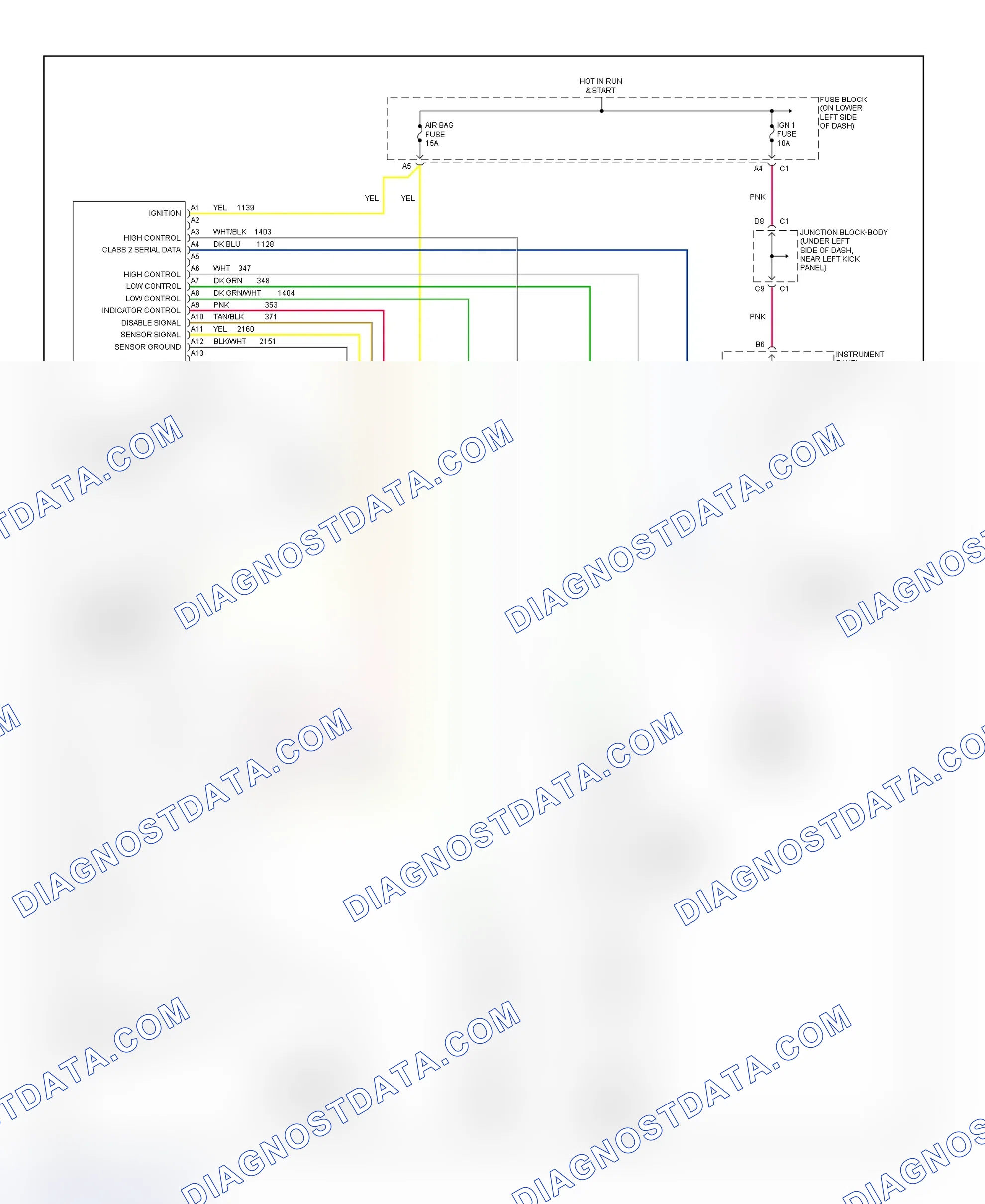 Scheme 53: SIR System Wiring Diagram (Sierra 1500/2500 & Silverado 1500/2500)