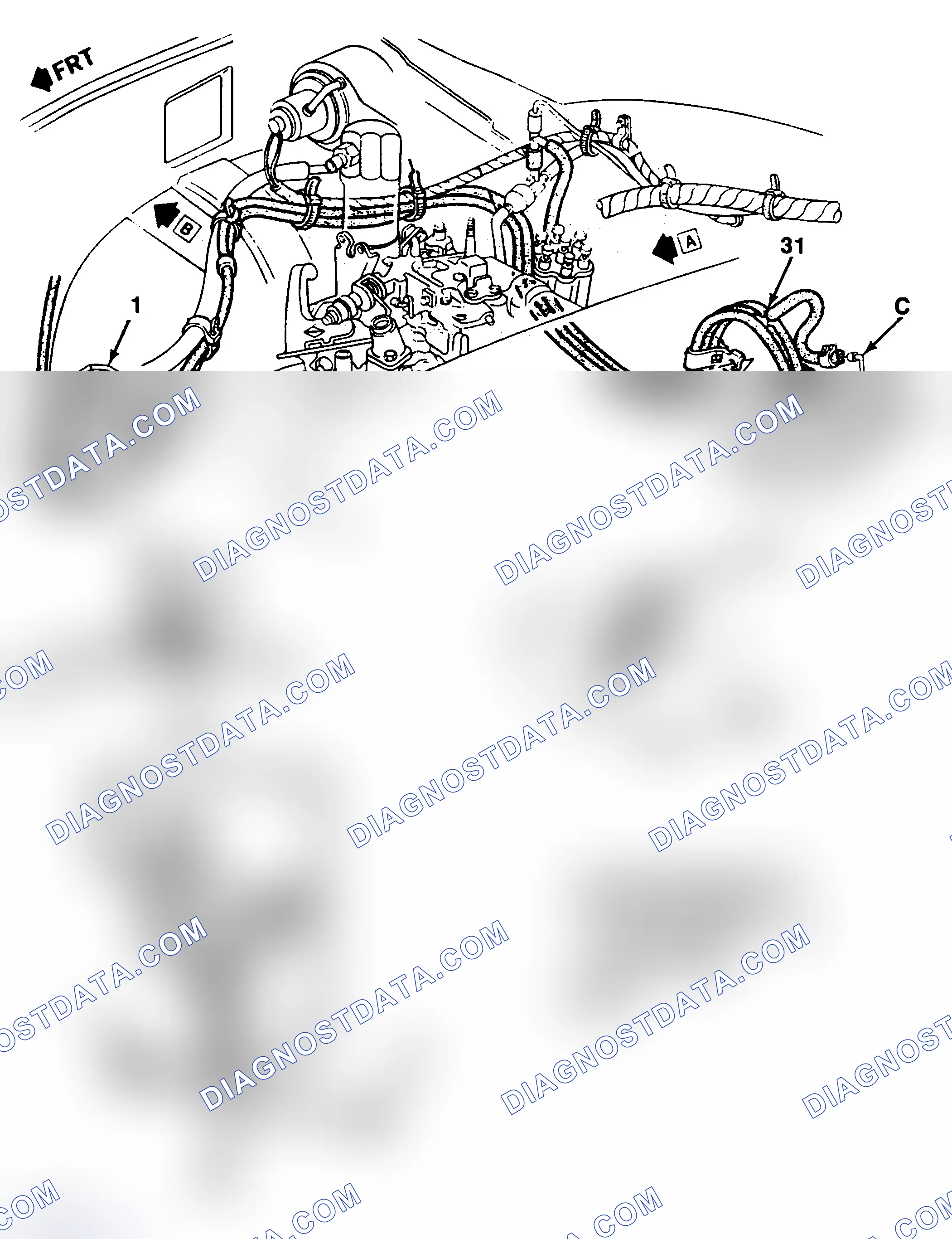Scheme 62: S10, S15, S/T Blazer & S/T Jimmy 4WD Transfer Case Vacuum Diagram