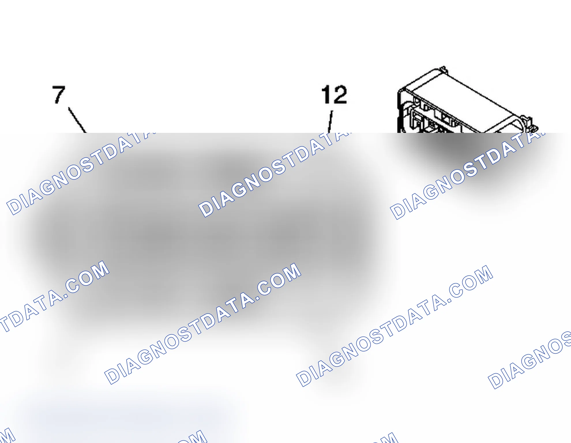 Scheme 114: Automatic Transmission Shift Lock Control Connector End Views
