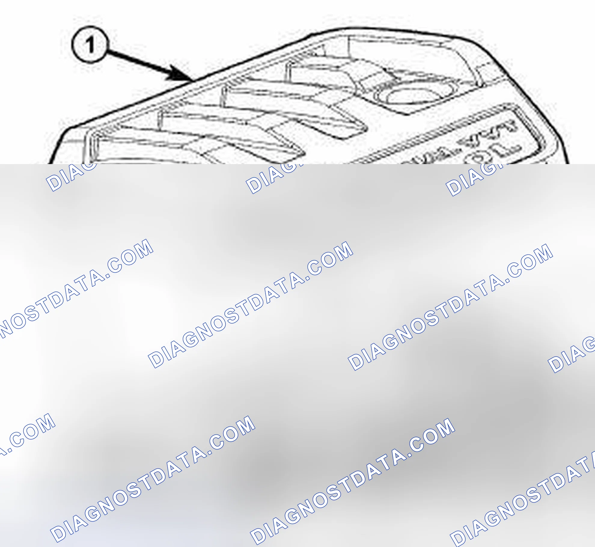 Scheme 1: REMOVAL - ENGINE COVER