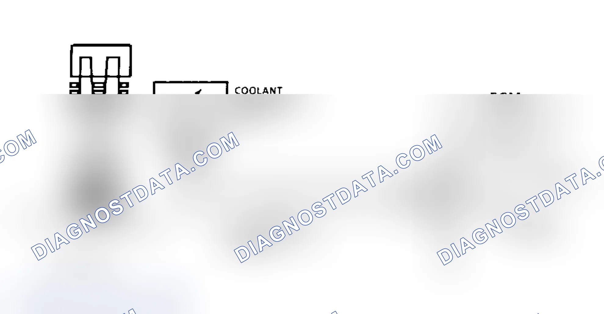 Scheme 6: Code 14 Schematic (2.3L) Coolant Temperature Sensor Signal Voltage Low (High Temp. Indicated)
