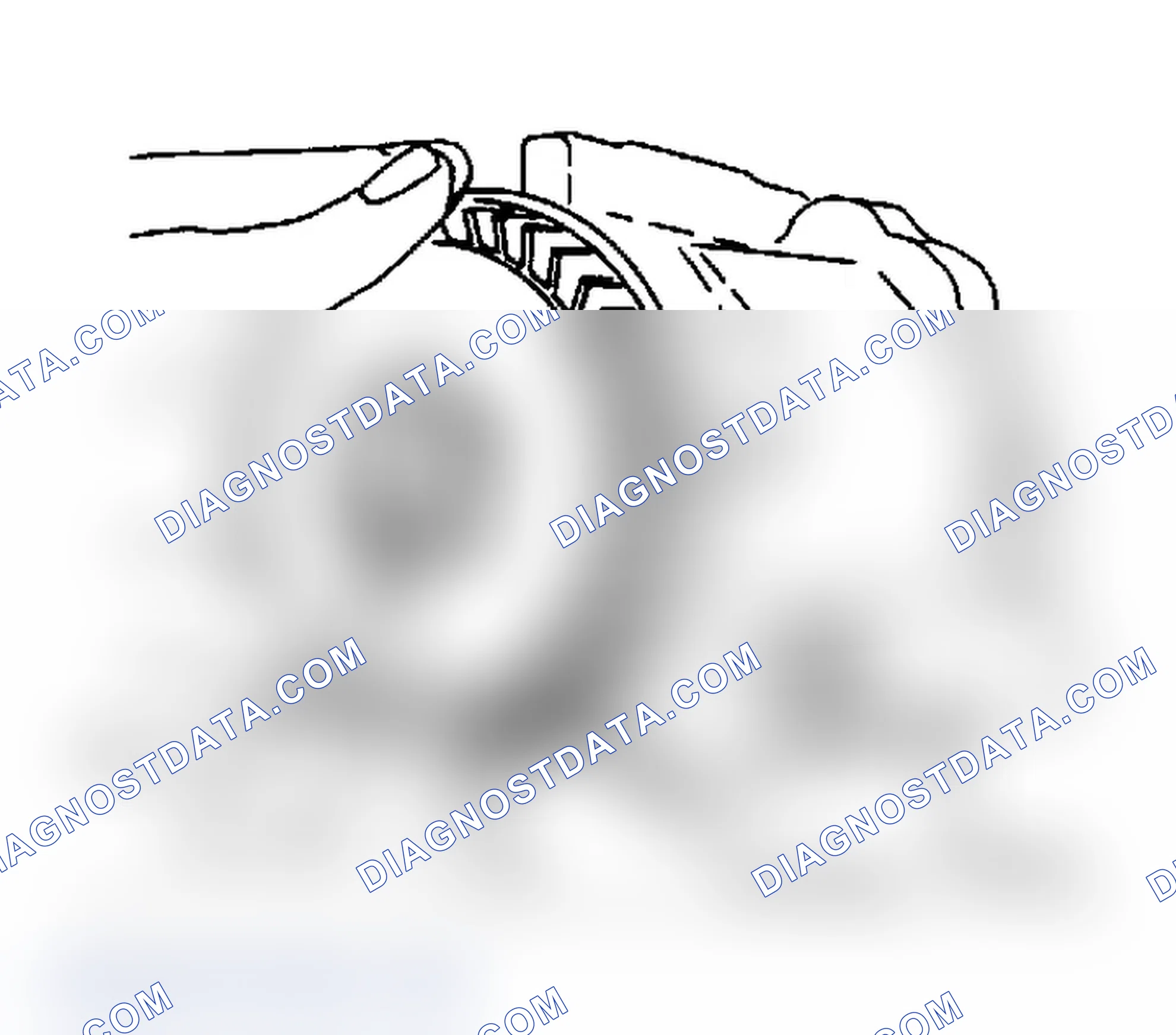 Scheme 68: Removing Centrifugal Fan Filter from Air Injection Pump with Pulley Removed