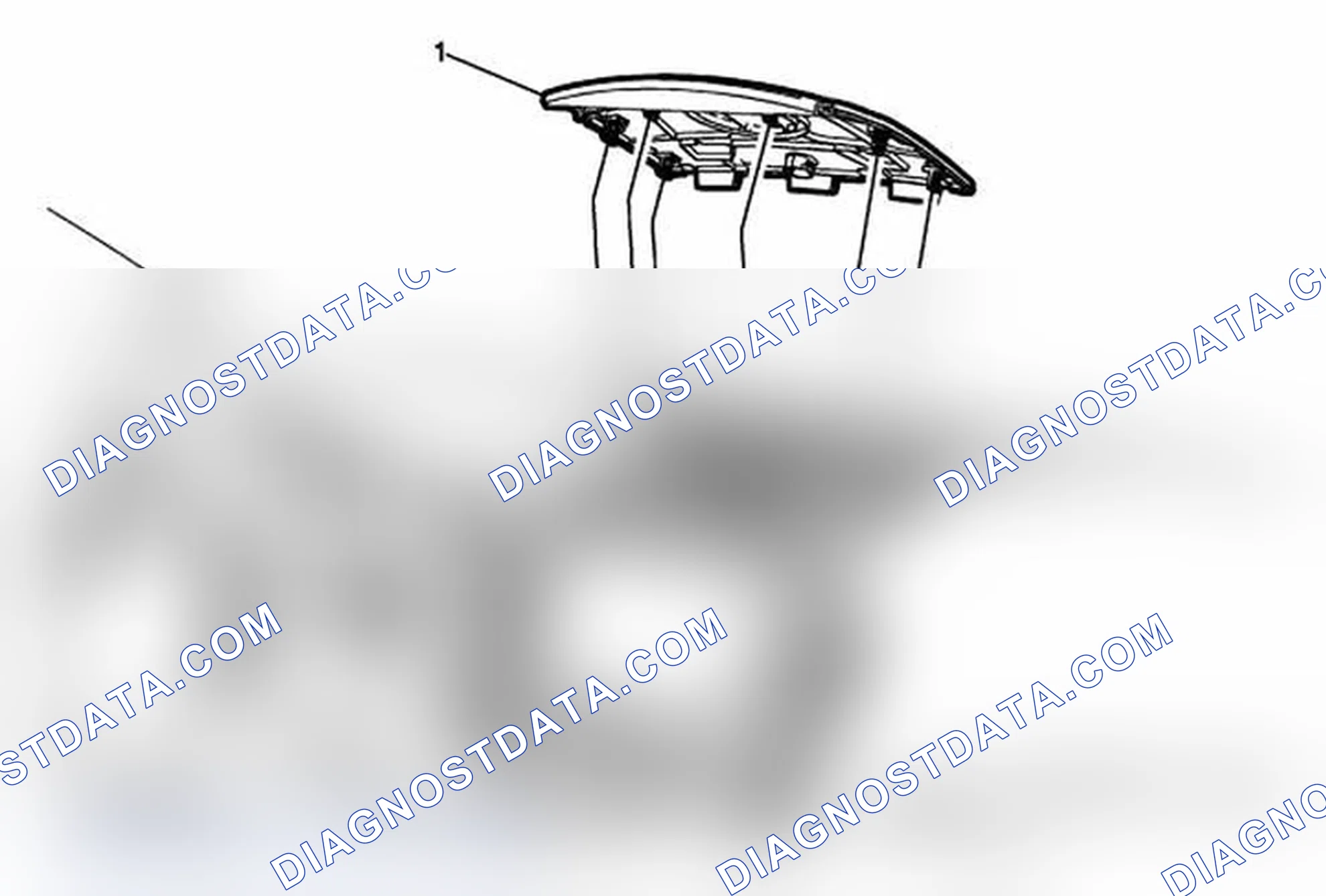 Scheme 40: Radio Front Center Speaker Grille Replacement