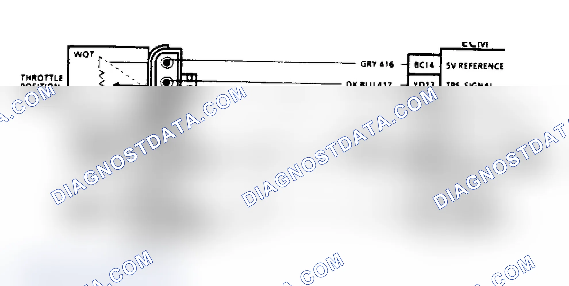Scheme 618: Code EO25, Schematic - Manifold Air Temperature (MAT) Sensor Ckt (High Temperature Indicated)