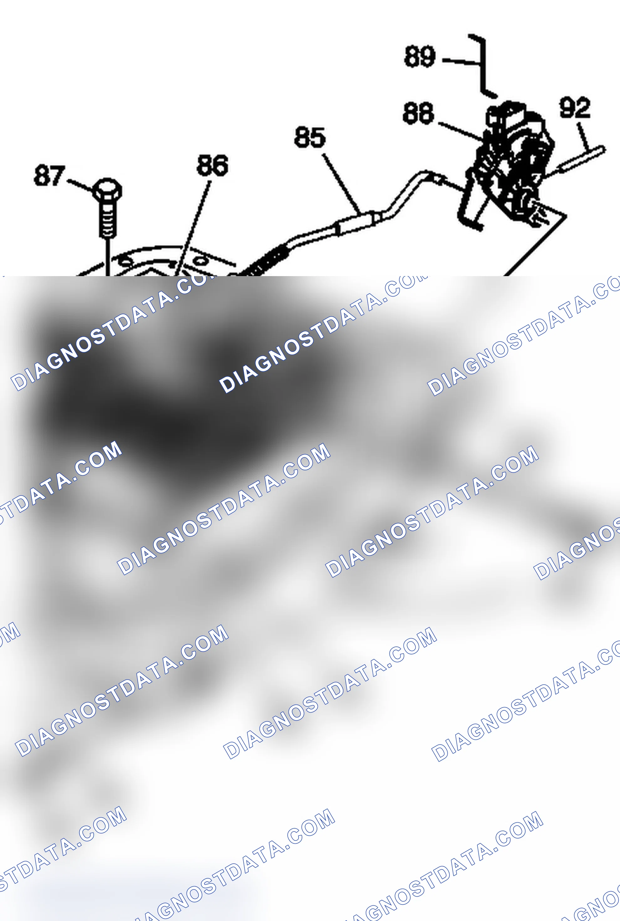 Scheme 393: Parking Lock and Manual Shift Detent Lever with Shaft Position Switch Assembly