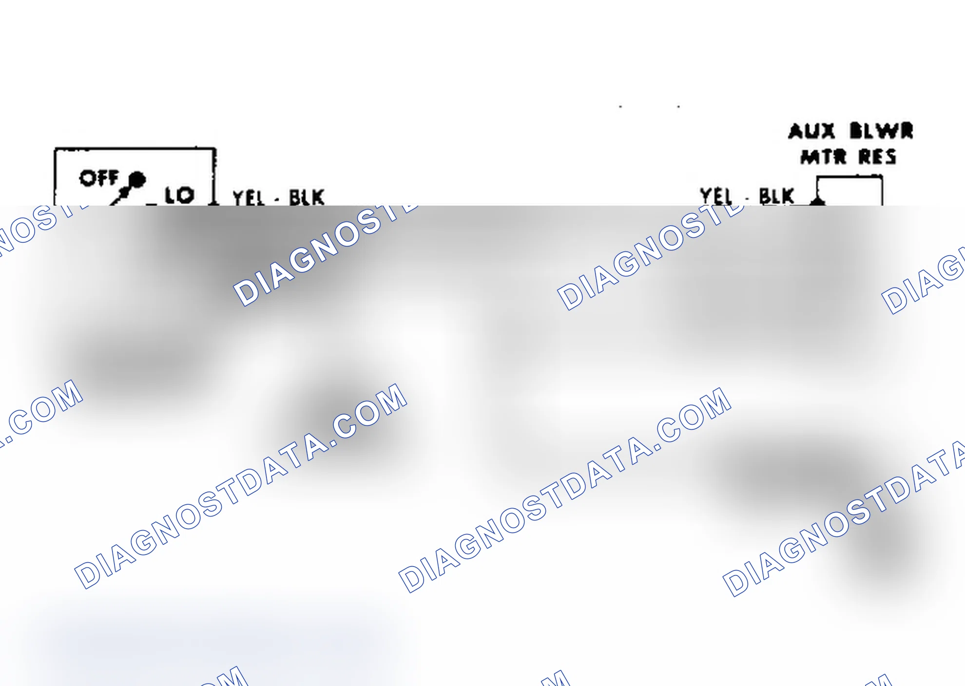 Scheme 18: Manual A/C-Heater Wiring Diagram ("G" Vans - Rear)