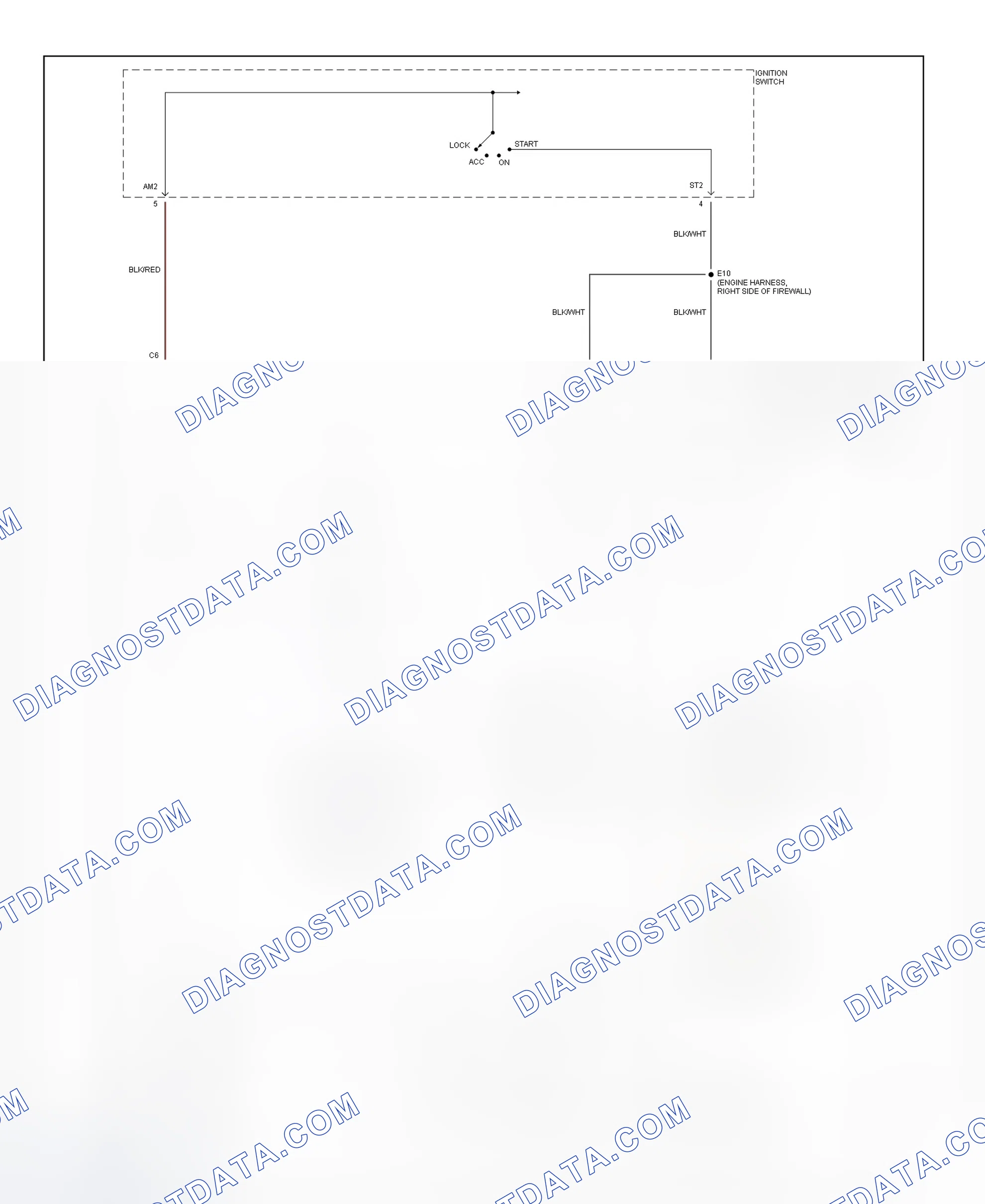 Scheme 16: Starting System Wiring Diagram (LS430)