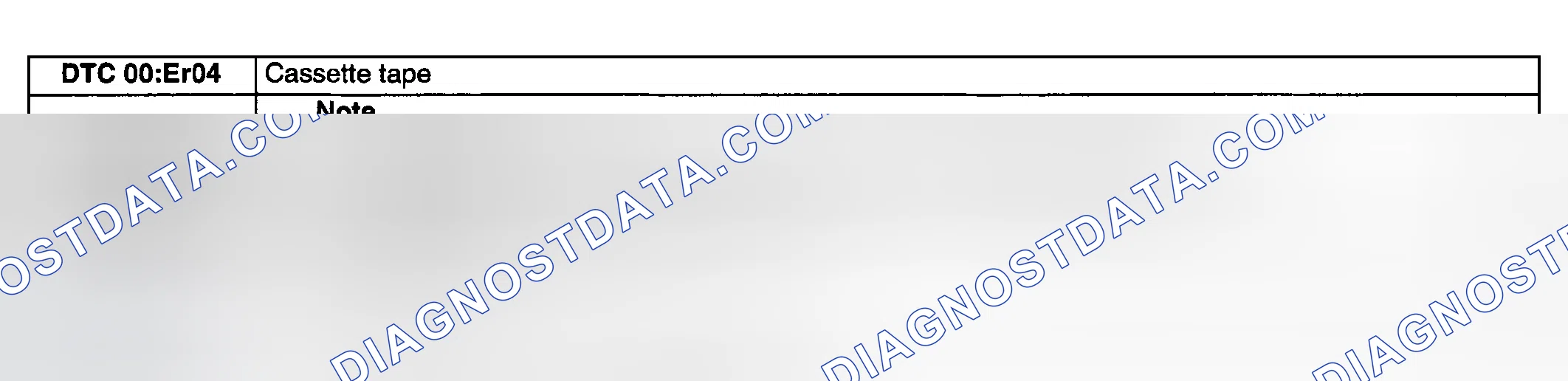 Scheme 77: DTC 00:ER04