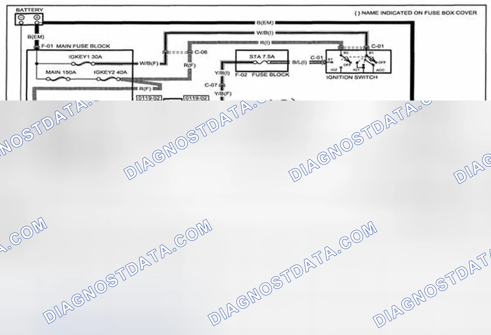 Scheme 90: Starting System Wiring Diagram - 0119 (1 Of 2)