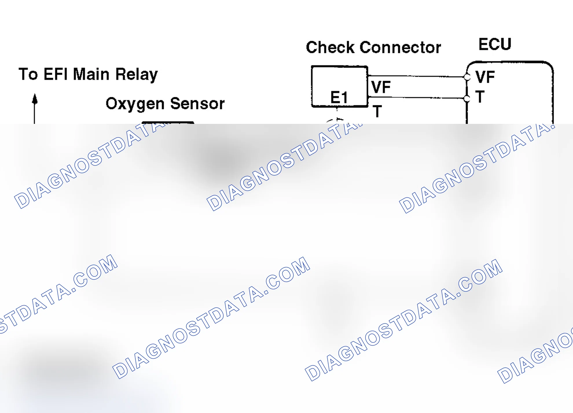 Scheme 89: No. 6 Test, Codes 25 & 26 Schematic, O2 Sensor Ckt (4WD)