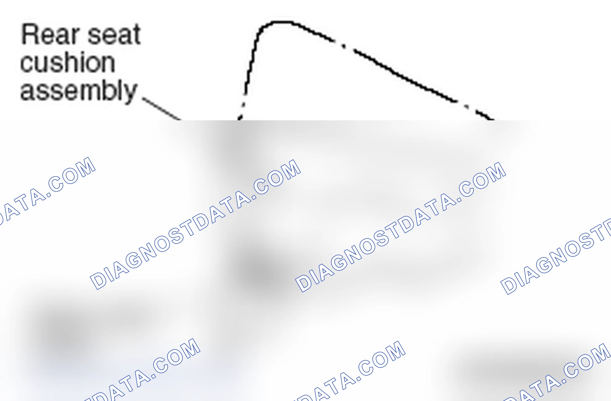 Scheme 44: >> D << REAR SEAT CUSHION ASSEMBLY INSTALLATION