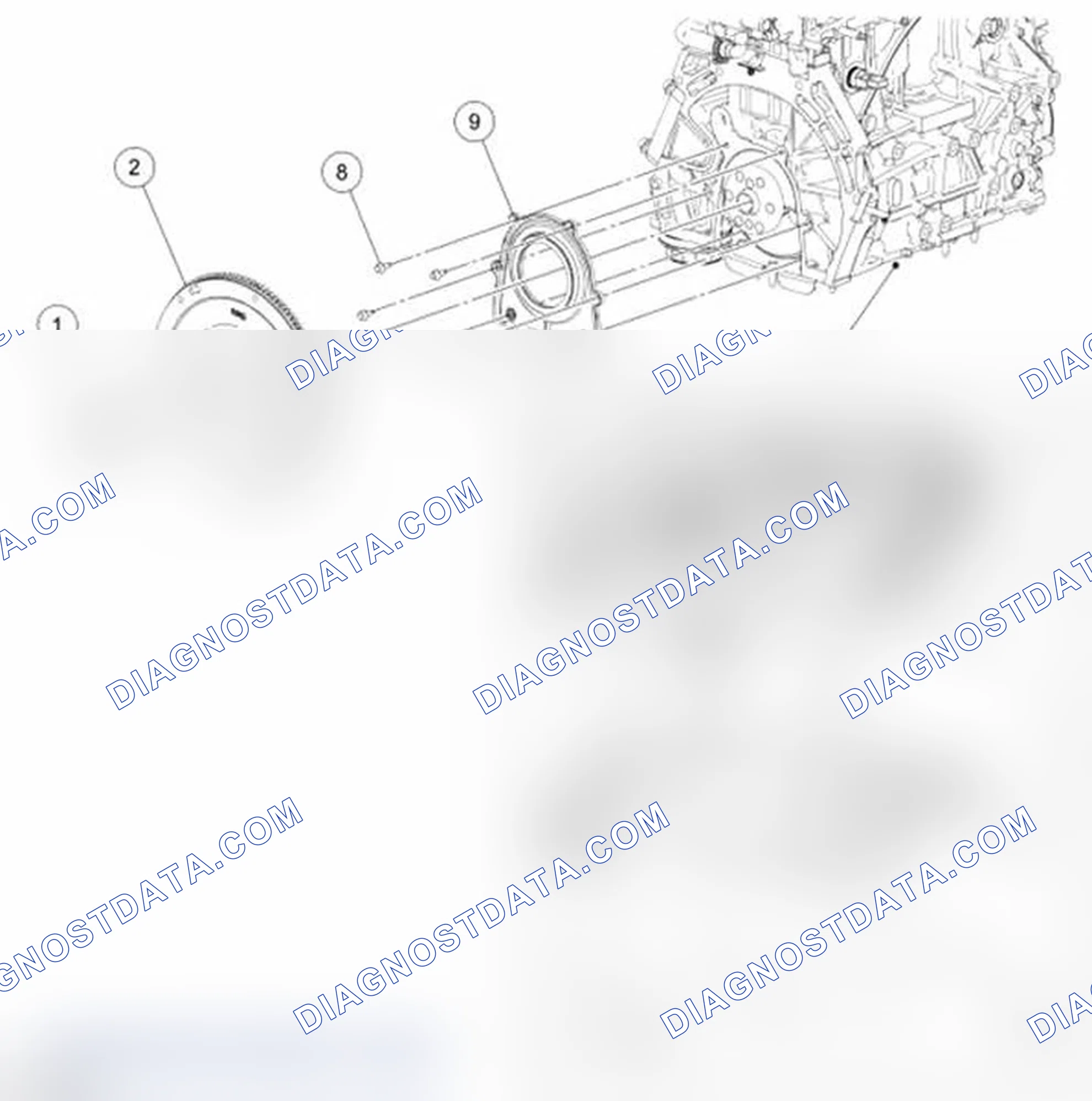 Scheme 20: Flexplate and Crankshaft Rear Seal With Retainer Plate