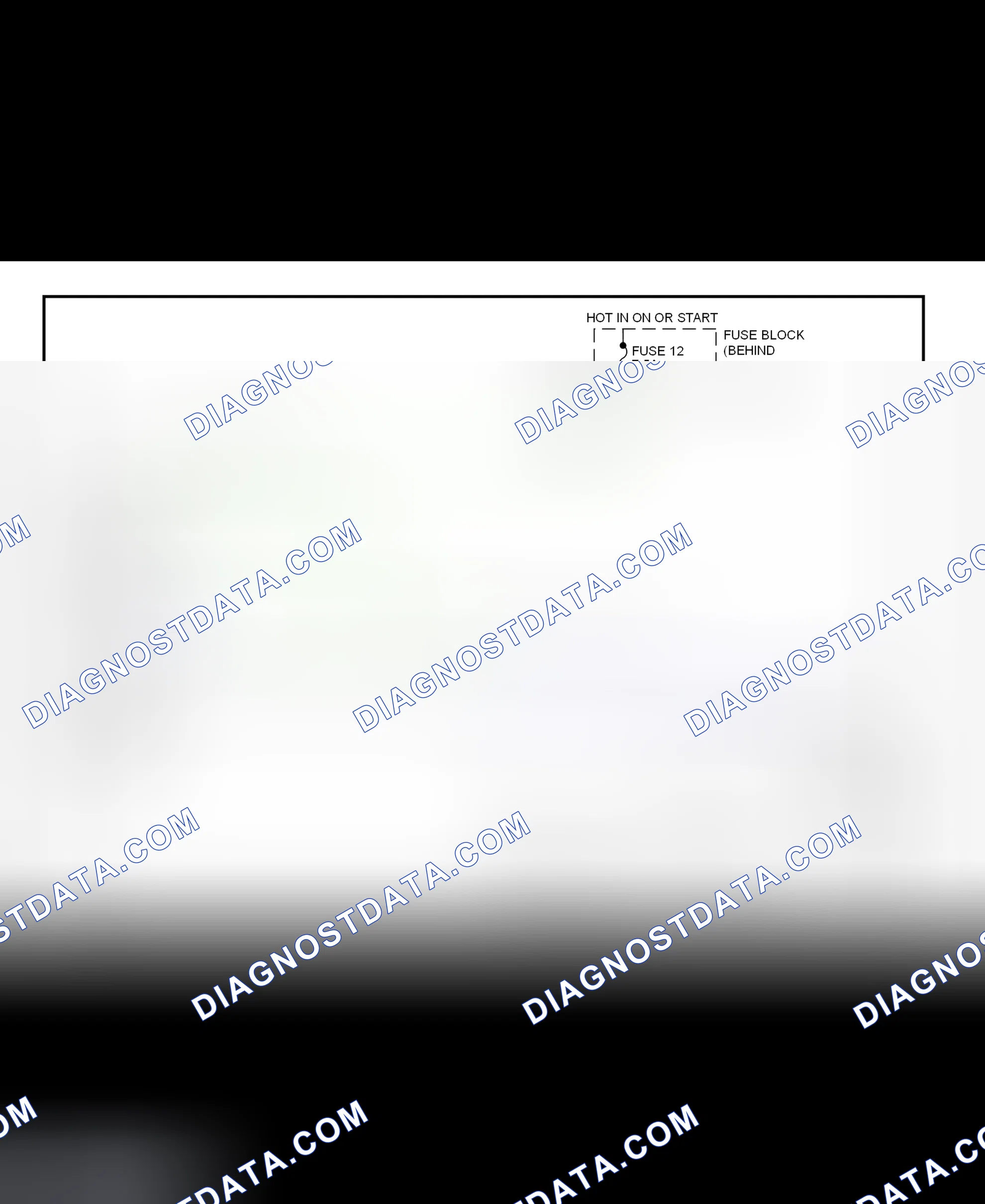 Scheme 61: Shift Lock System Circuit Diagram (1997 Nissan Pathfinder)