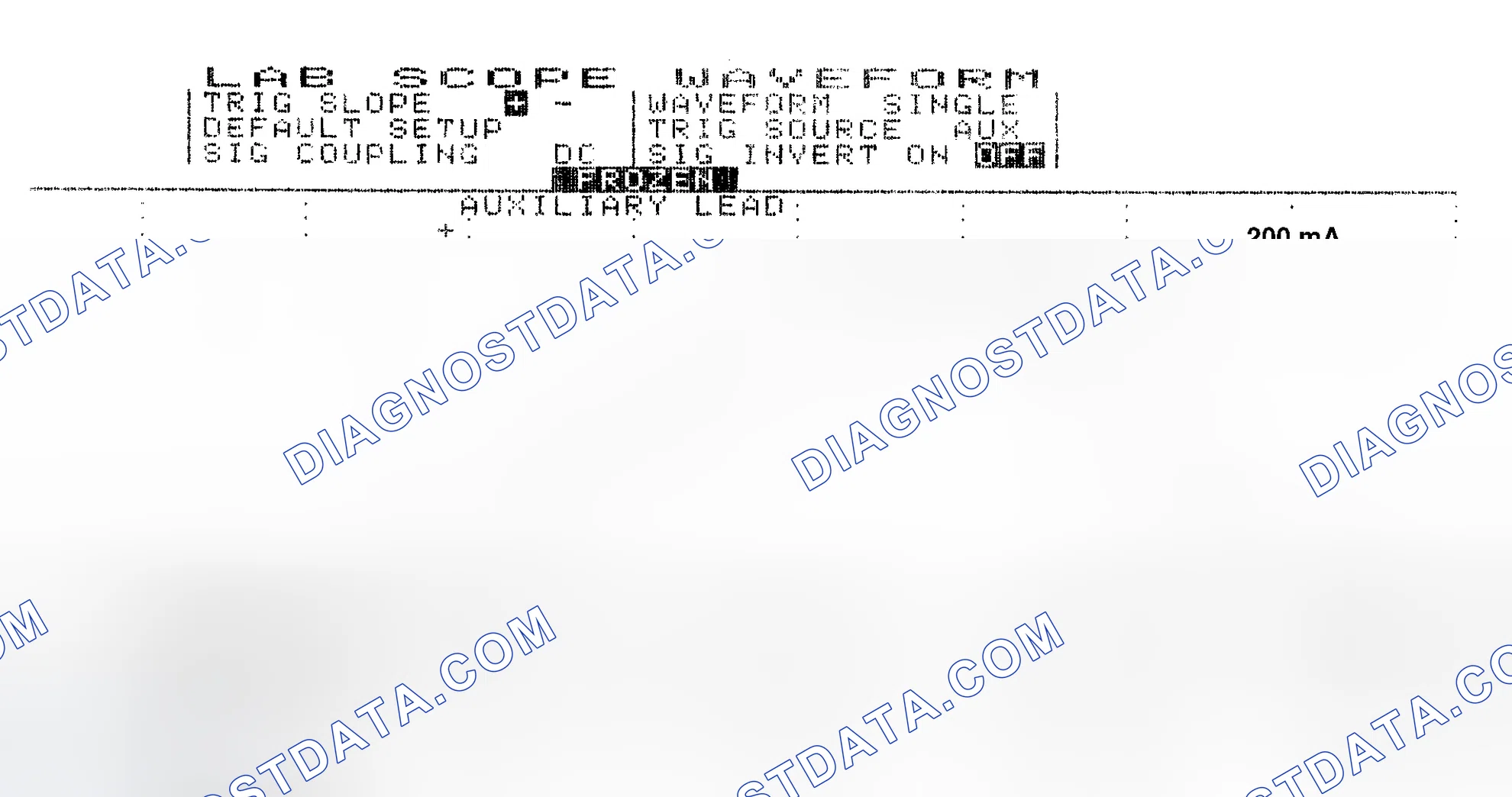 Scheme 13: Single Injector w/Normal Current Flow - Current Pattern