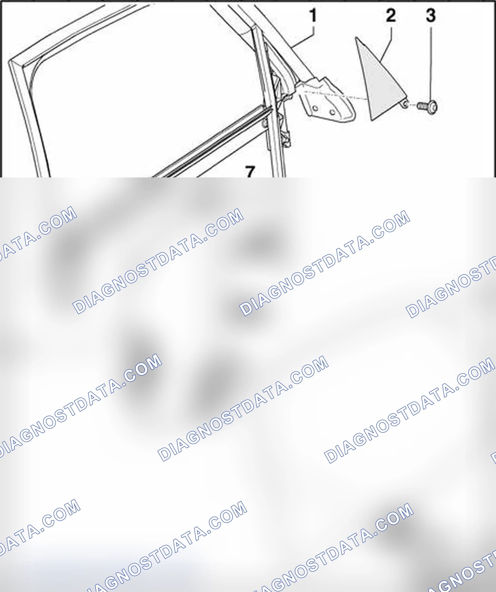Scheme 107: Window regulator and door window, separating