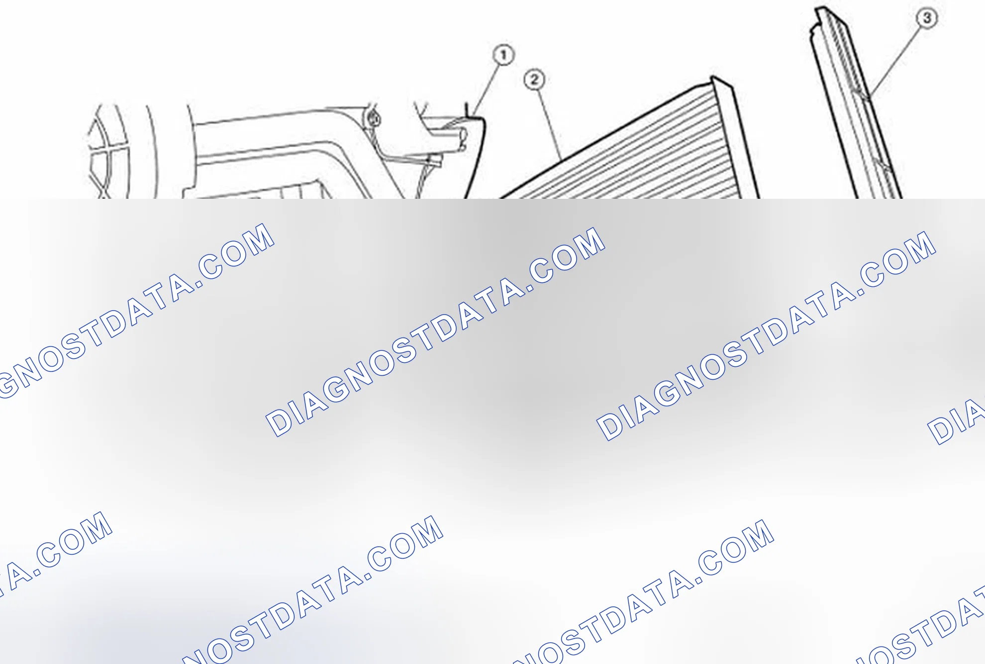 Fig. 36: Identifying Filter Cover, Heater And Cooling Unit Assembly