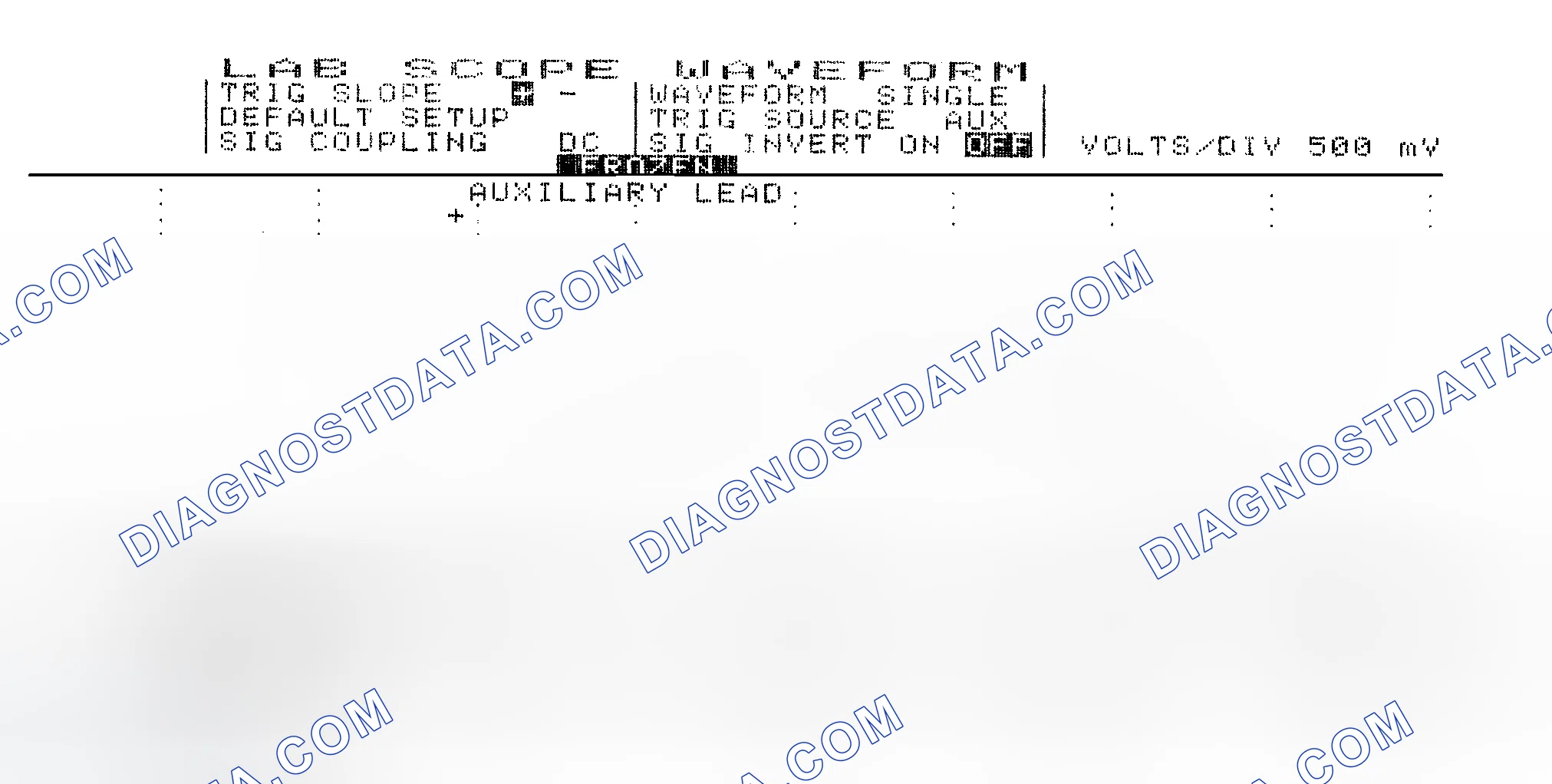 Scheme 14: Single Injector w/Excessive Current Flow - Current Pattern