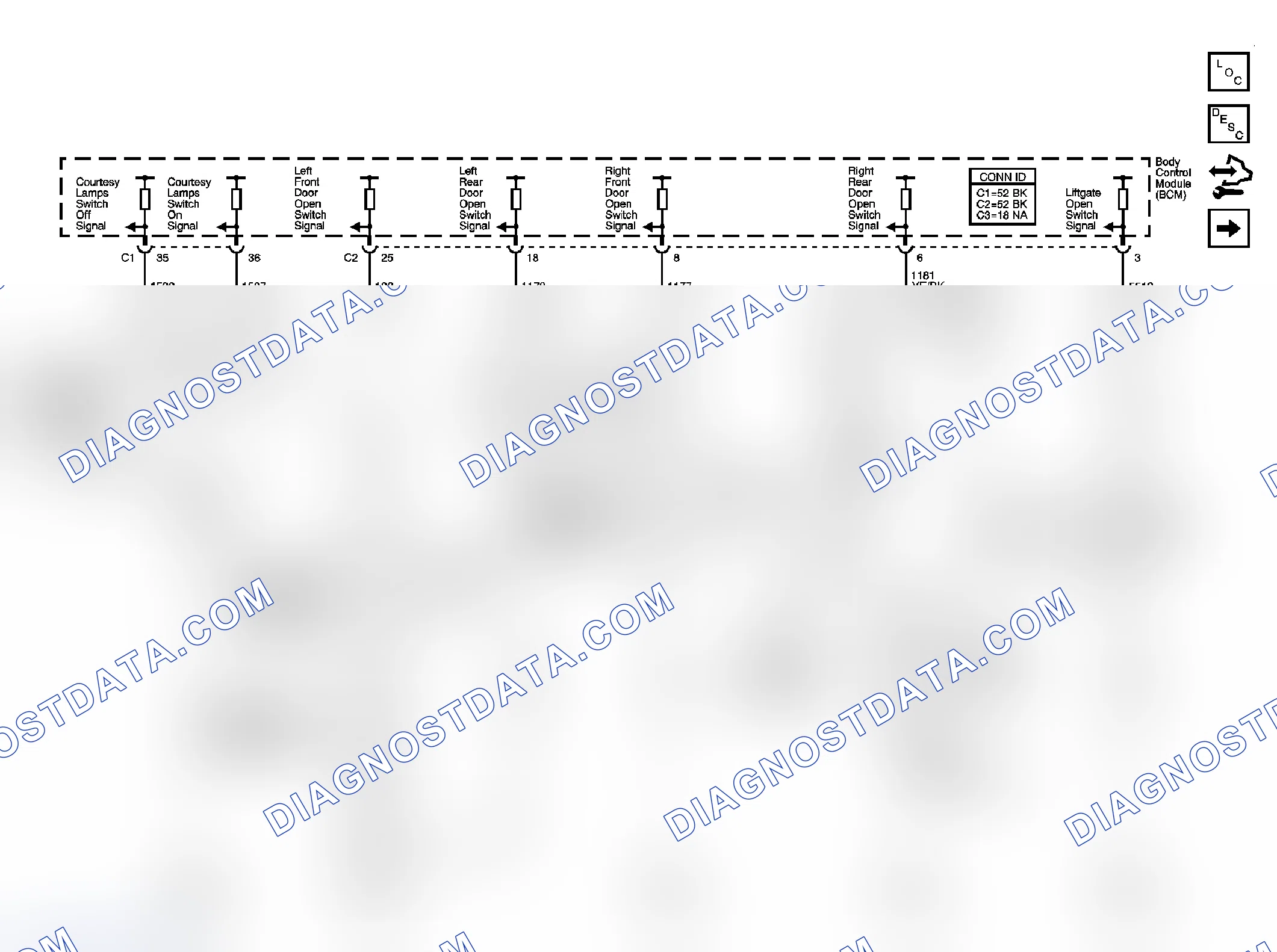 Scheme 8: Interior Lights Schematics
