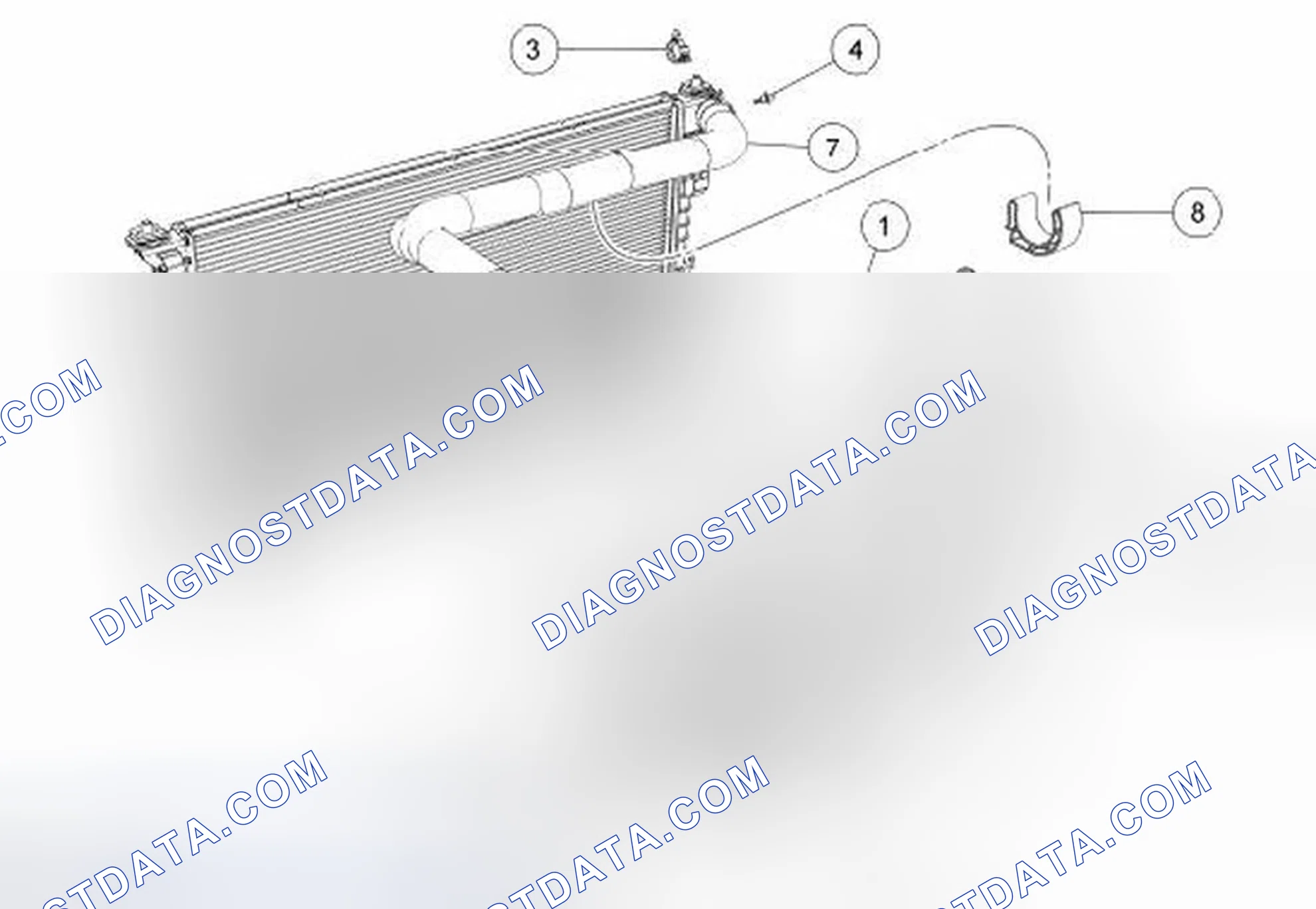 Scheme 9: Cooling Fan Motor and Shroud - 3.7L