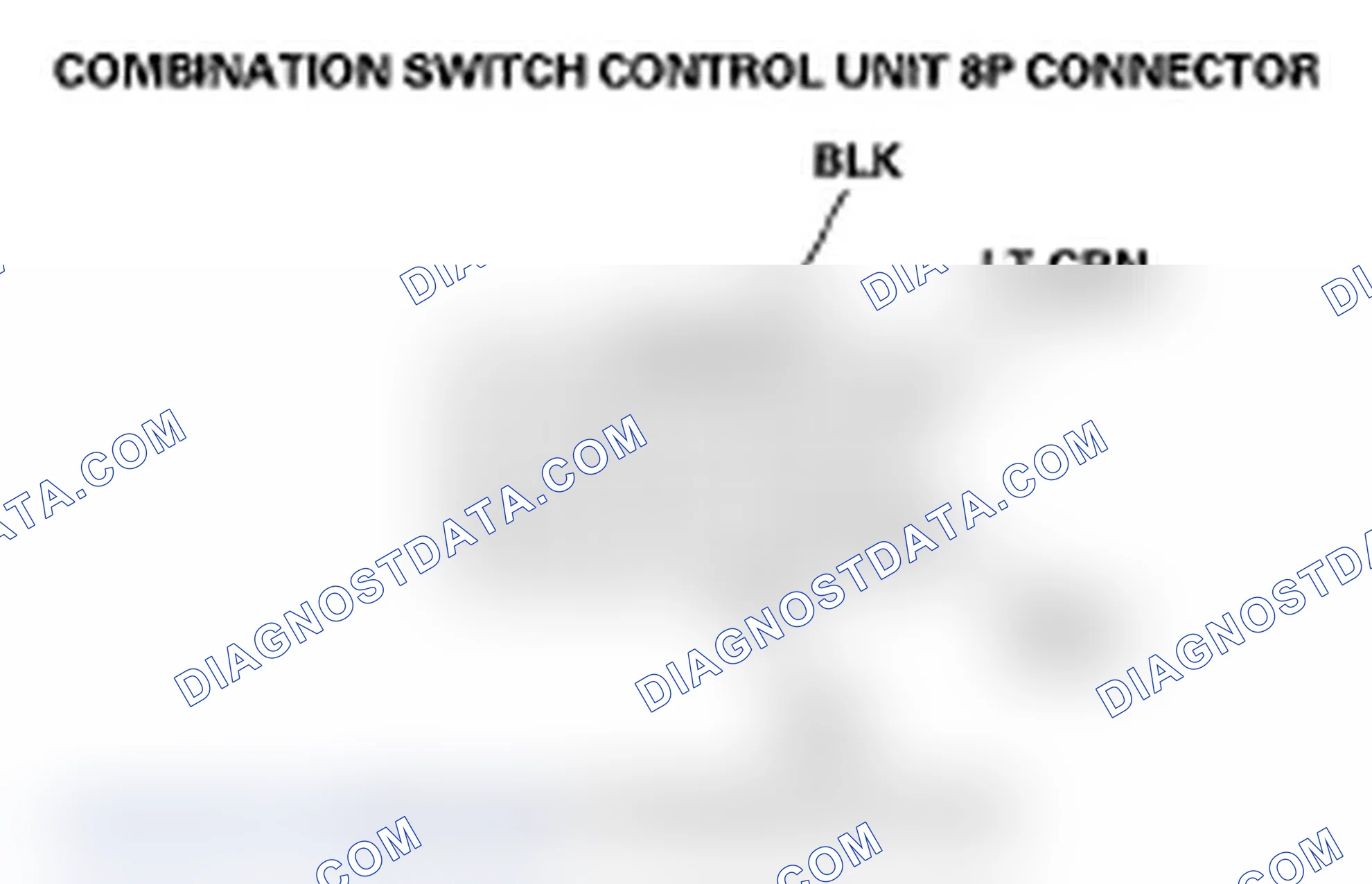 Scheme 20: Combination Switch Control Unit Input Test
