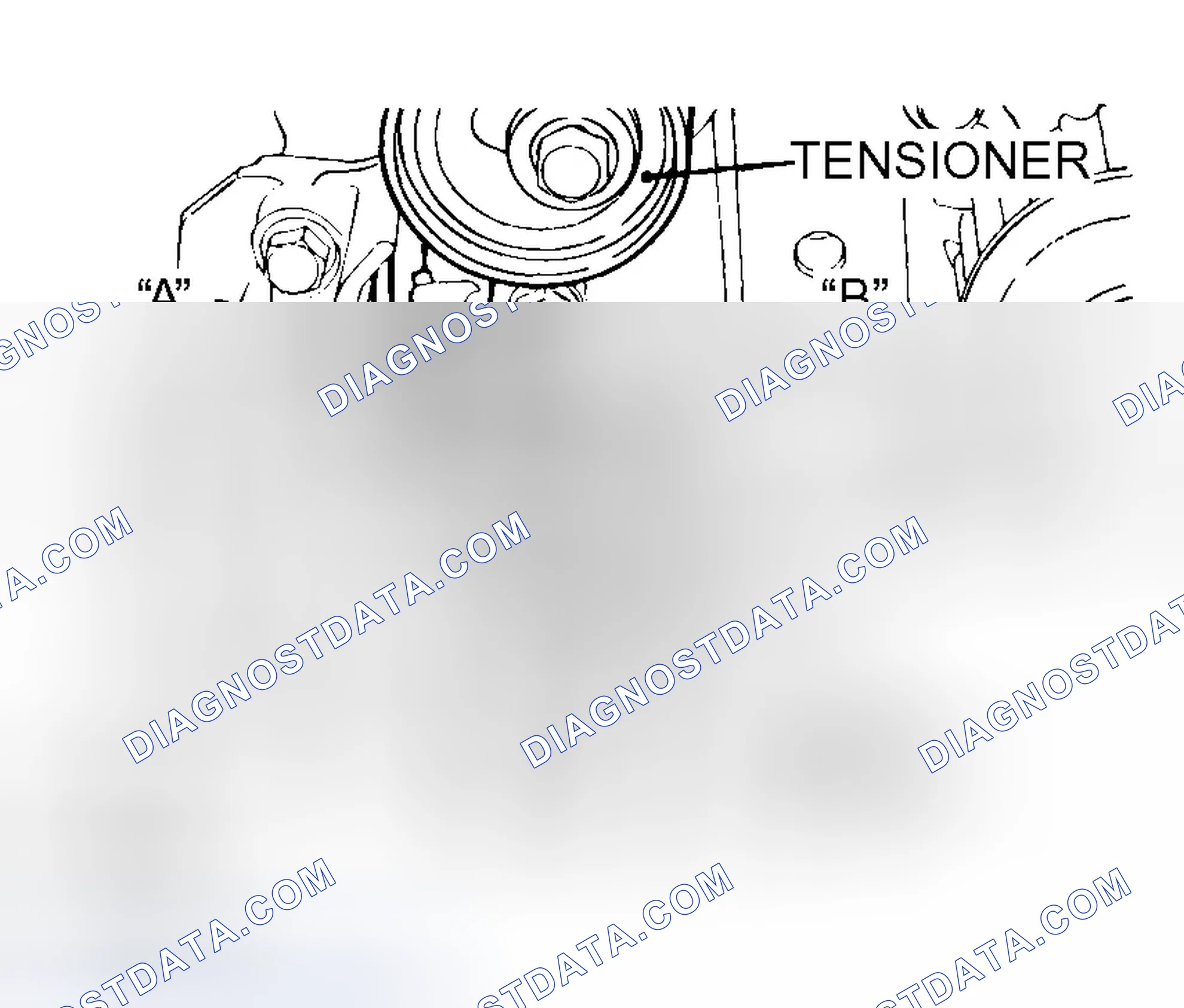 Scheme 413: >> D << TENSIONER SPRING INSTALLATION
