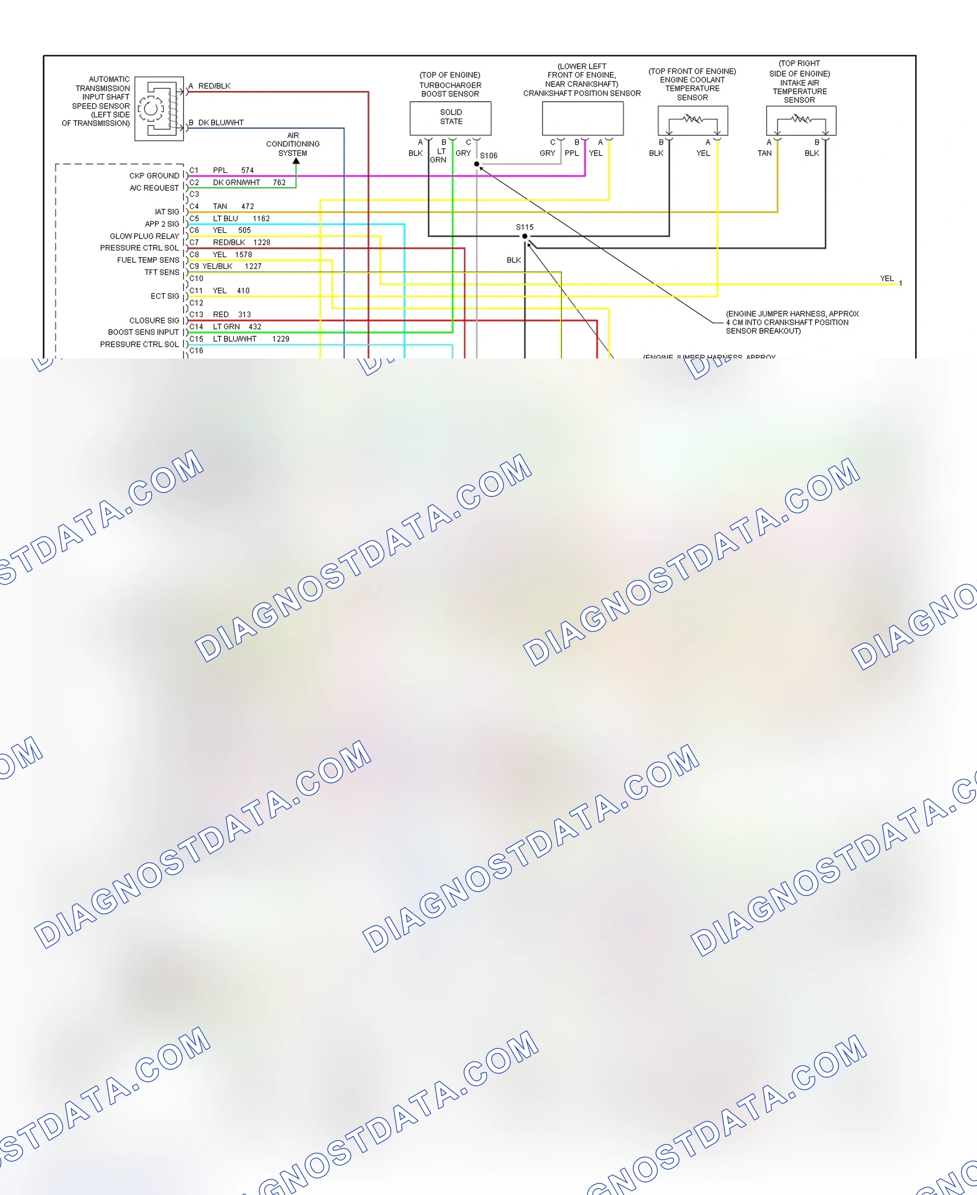 Scheme 58: PCM Wiring Diagram (Chevy Express & Savana - 6.5L - California - 1 Of 4)