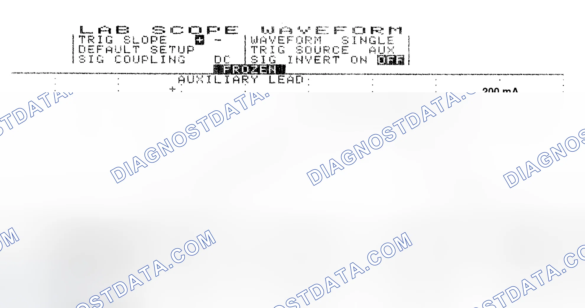 Scheme 13: Single Injector w/Normal Current Flow - Current Pattern