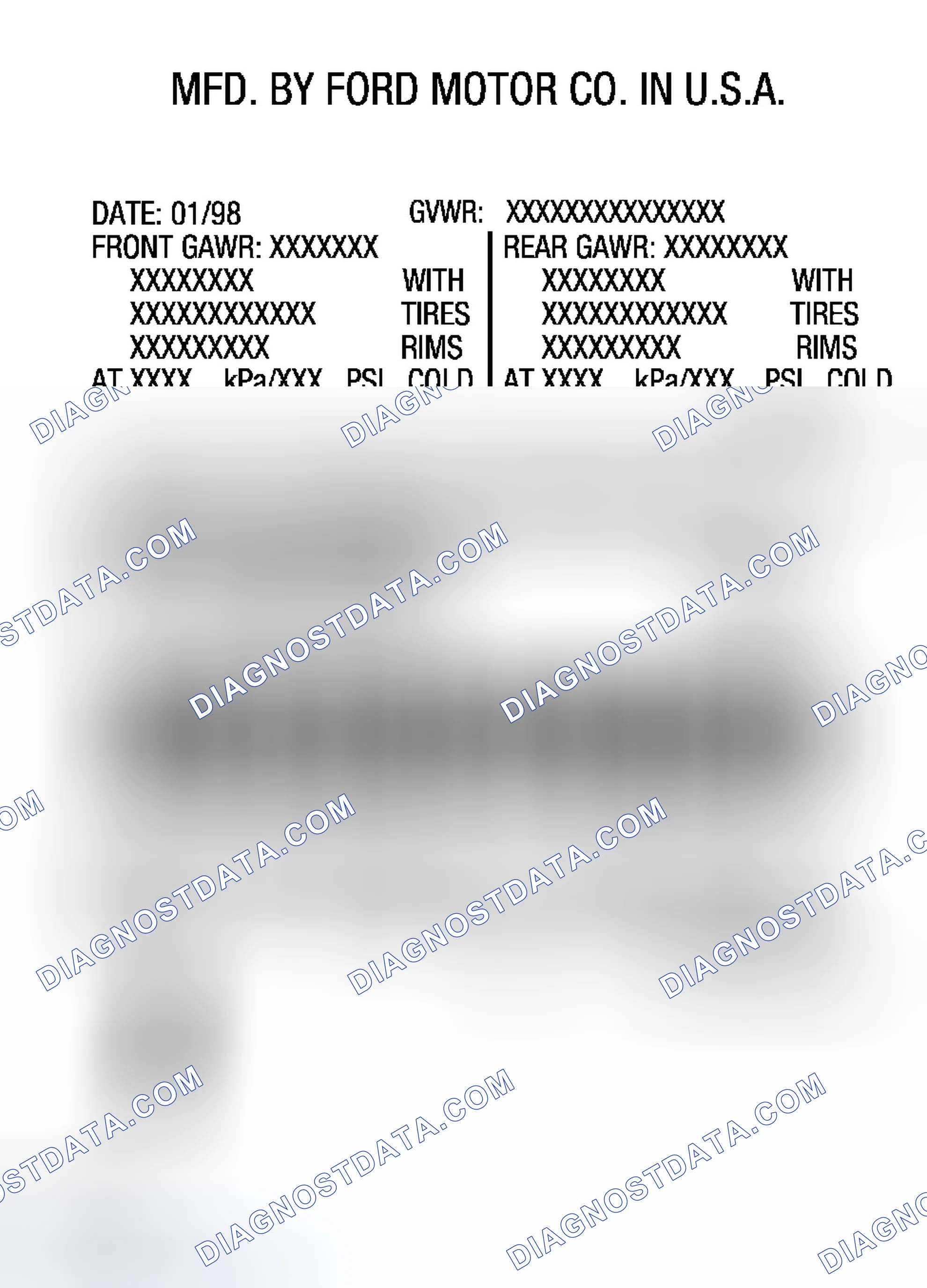 Scheme 35: Brake Codes - Ford Freestyle