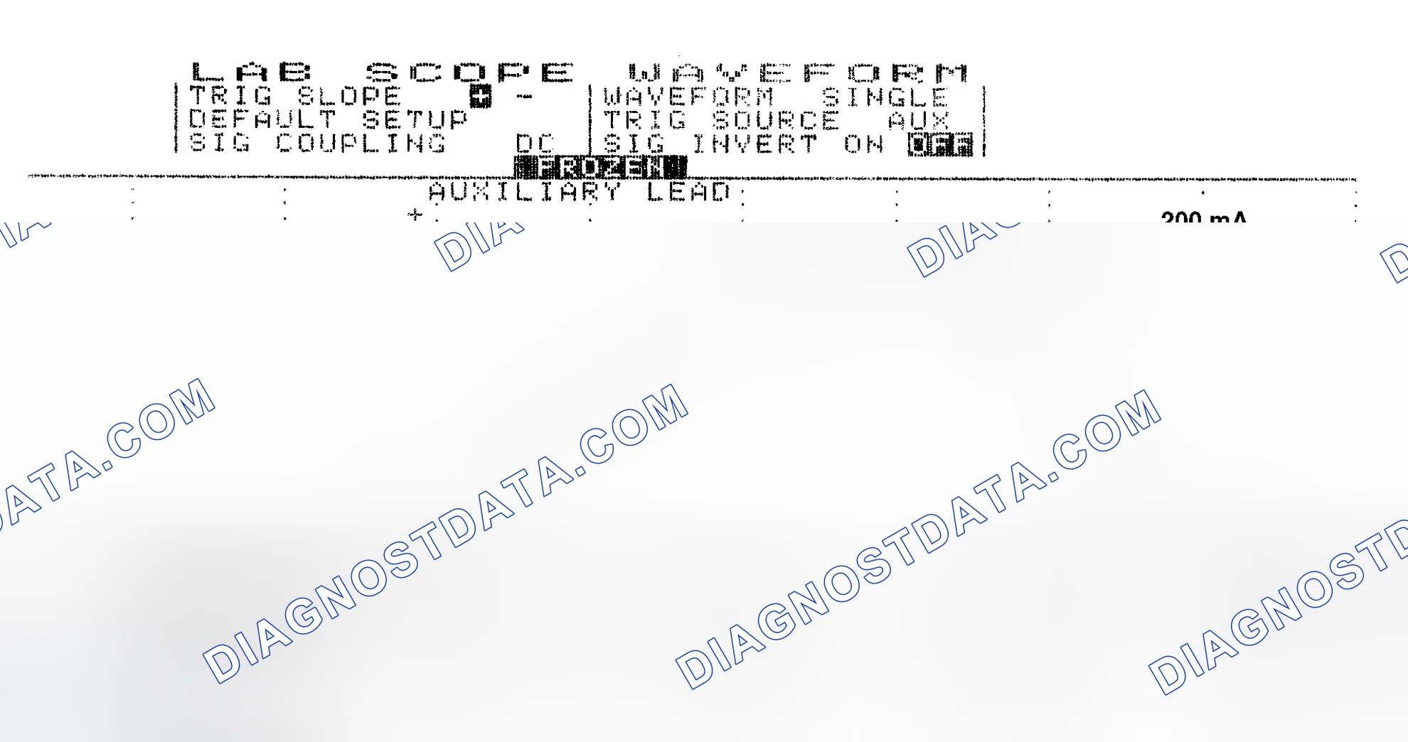 Scheme 13: Single Injector w/Normal Current Flow - Current Pattern