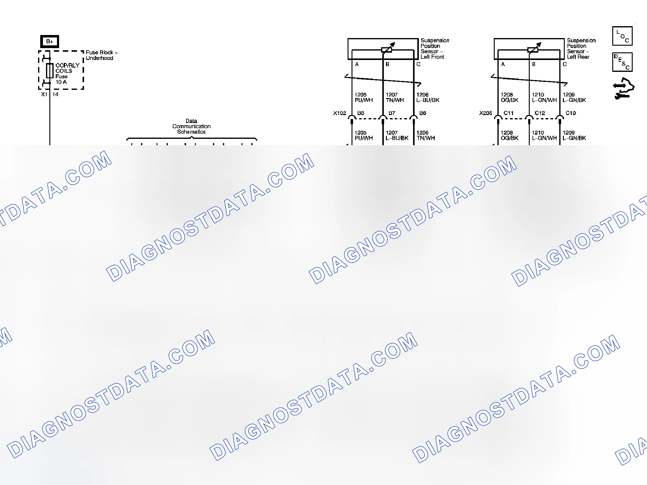 Scheme 7: Headlight Leveling Schematics