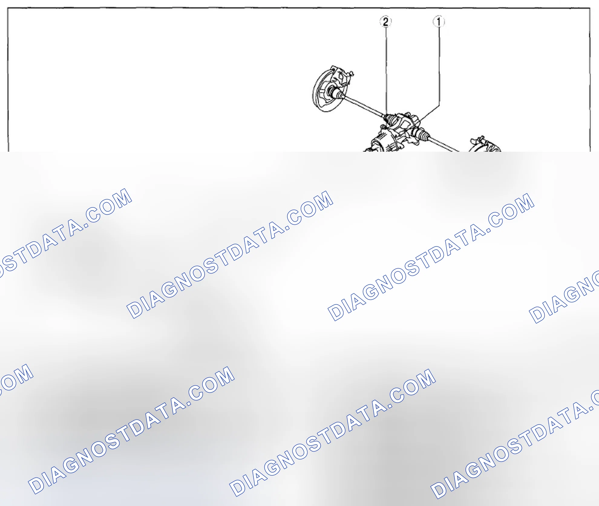 Scheme 6: Identifying Differential Oil Temperature Sensor, AWD Control Module, Solenoid And Coupling Component