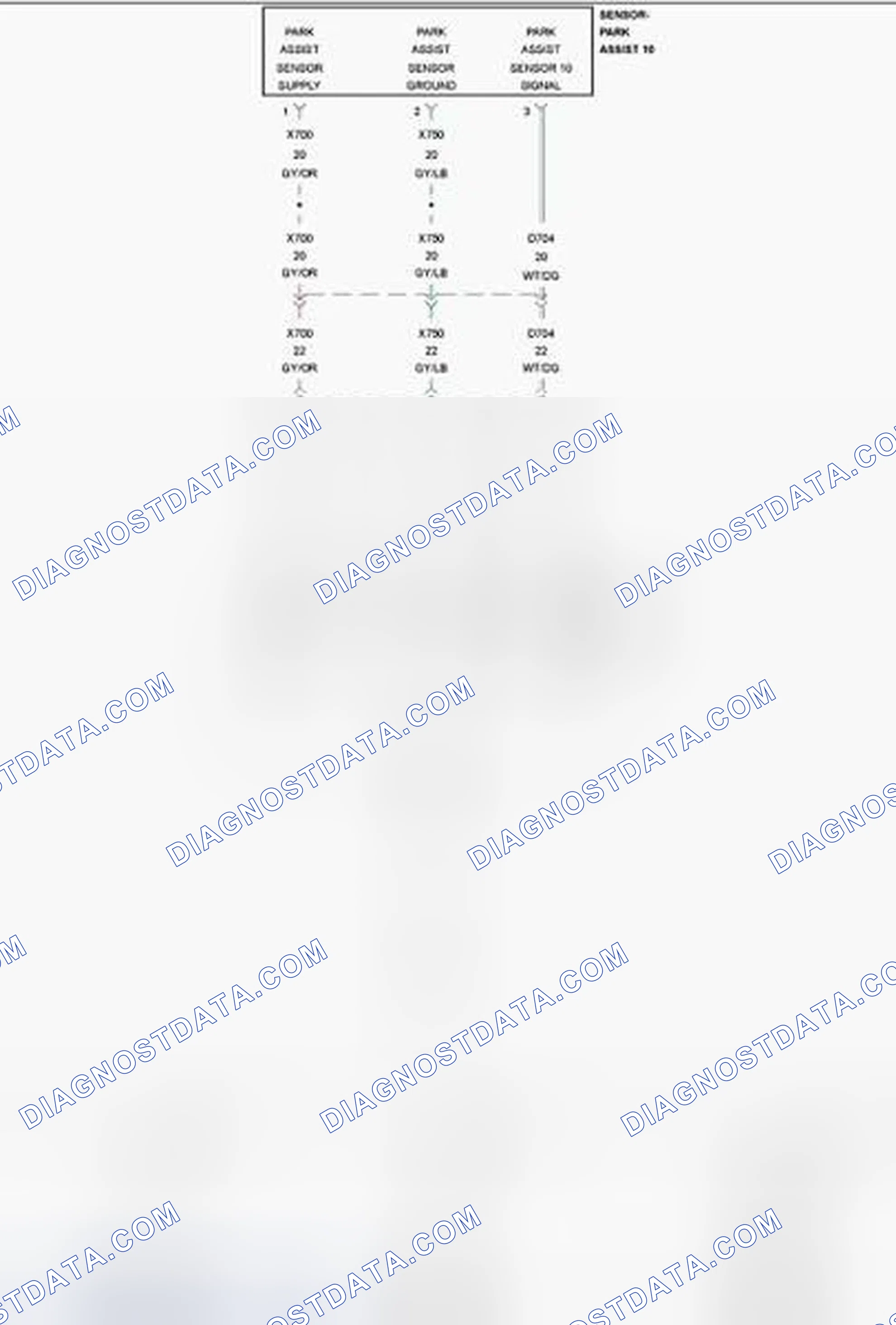 Scheme 119: B1297-11-PTS SENSOR 10 - CIRCUIT SHORT TO GROUND