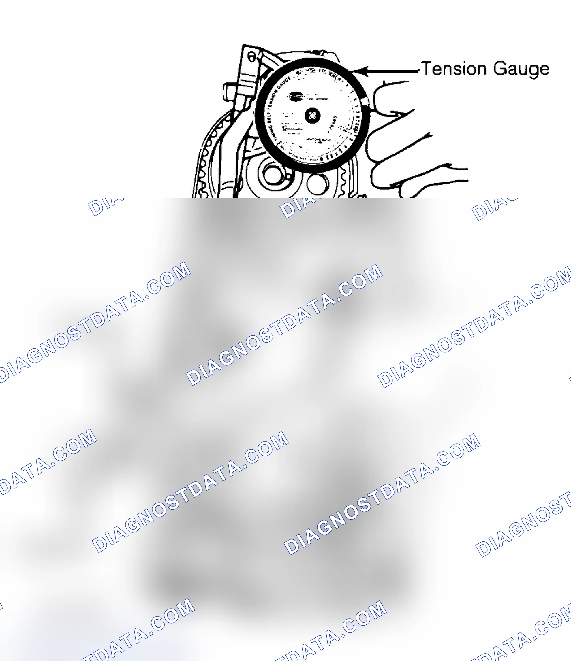 Scheme 28: Adjusting Typical Timing Belt Tension