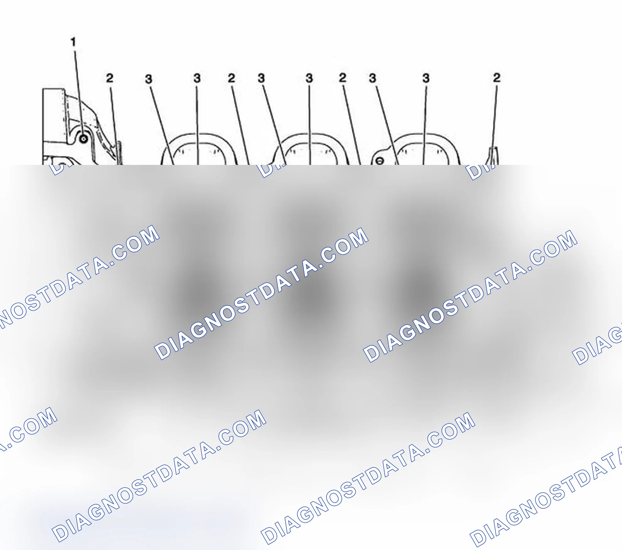 Scheme 68: Left Cylinder Head Camshaft Cover Face