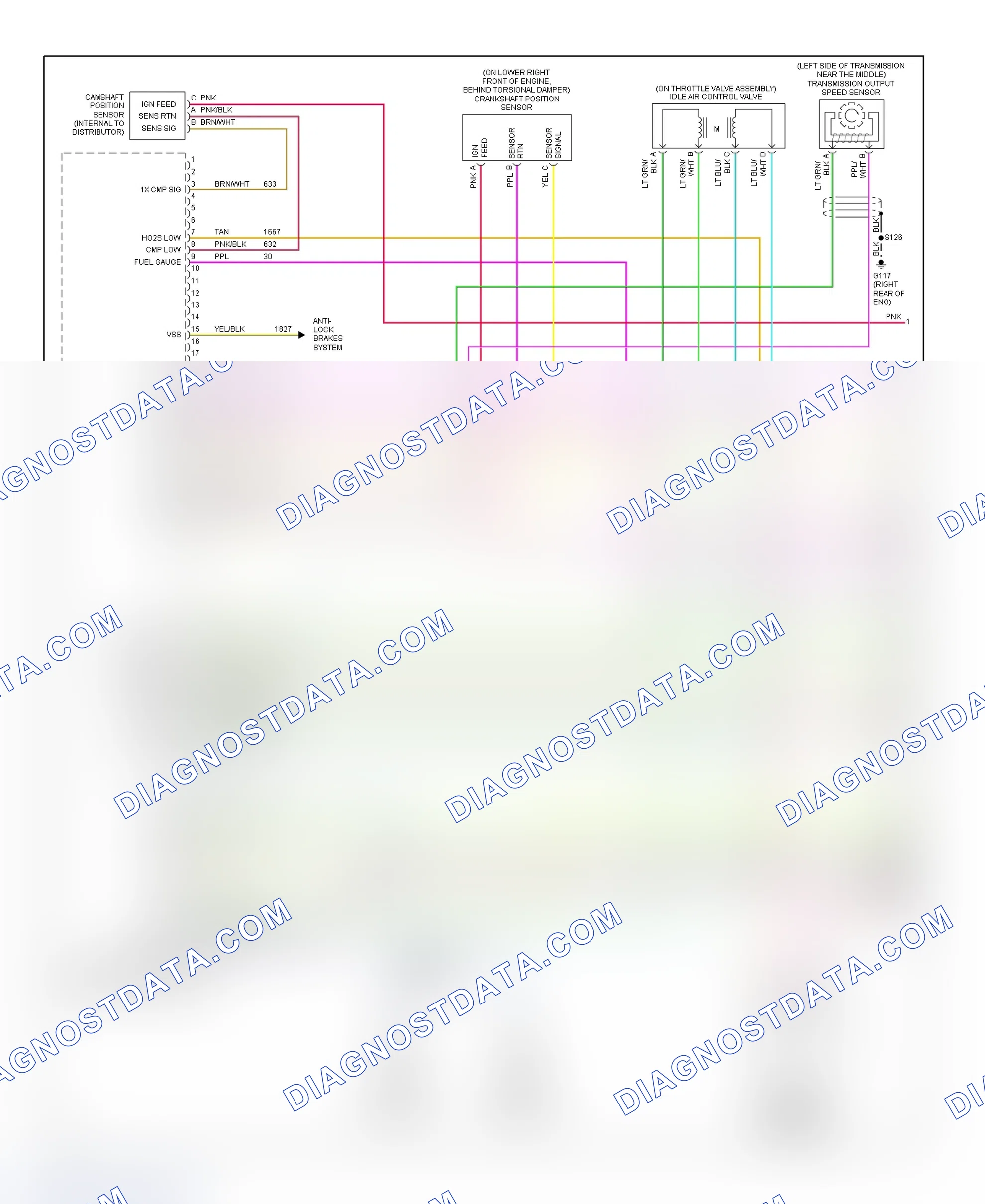 Scheme 106: PCM Wiring Diagram (Forward Control - Motorhome Chassis - 7.4L - 1 Of 4)