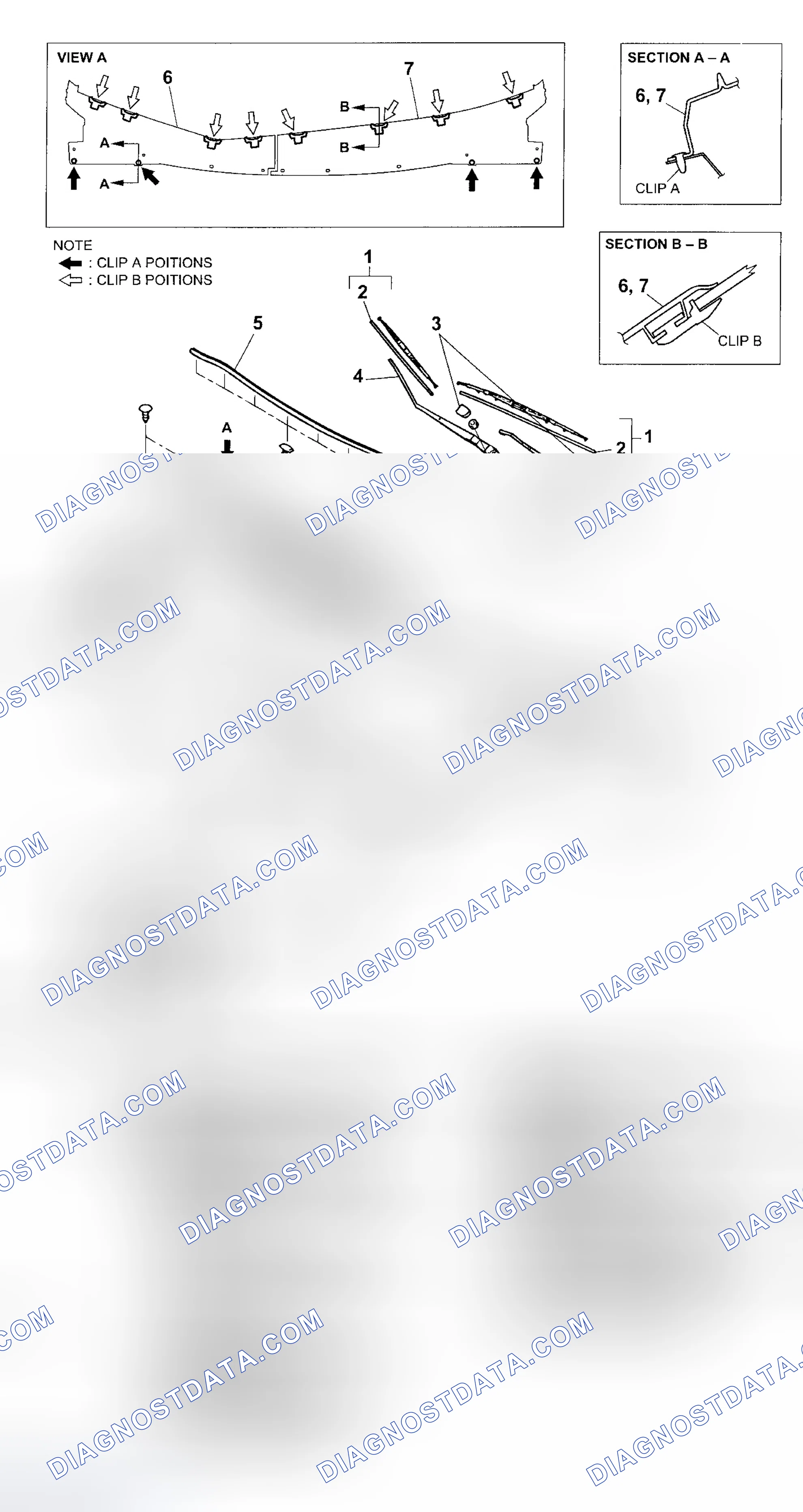 Scheme 6: WINDSHIELD WIPER & WASHER