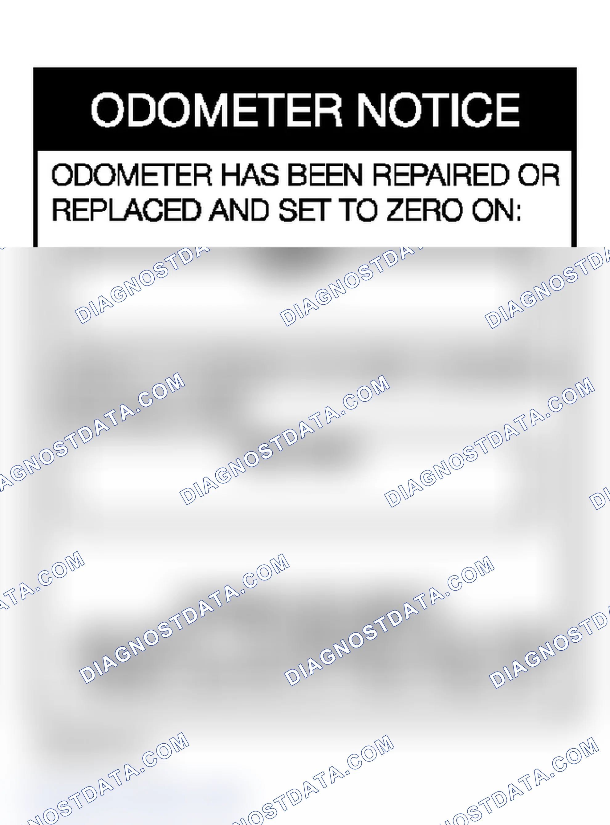 Scheme 59: Federal Odometer Disclosure Requirement 92-513