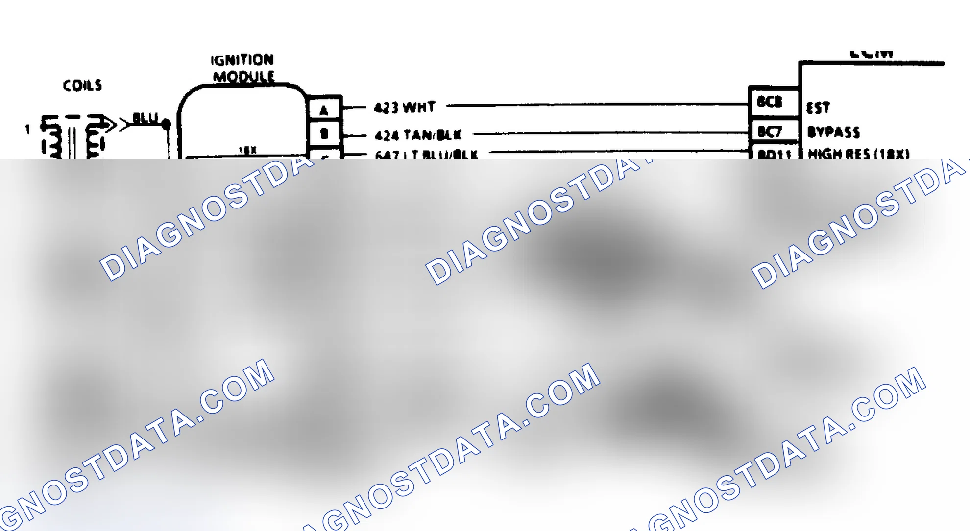 Scheme 636: Code EO42, Schematic - EST Ignition Ckt