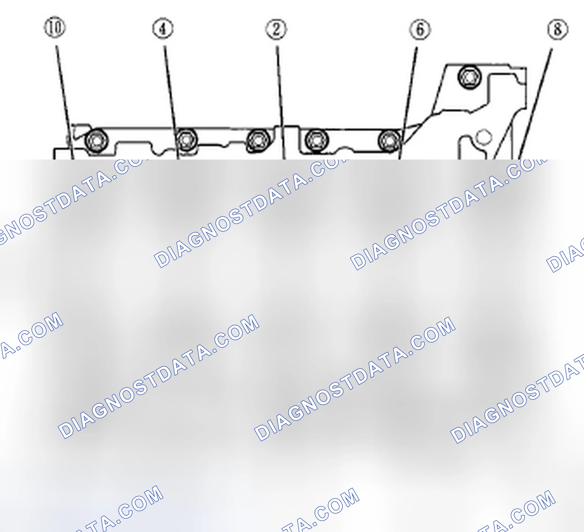 Scheme 884: Main Bearing Clearance Inspection