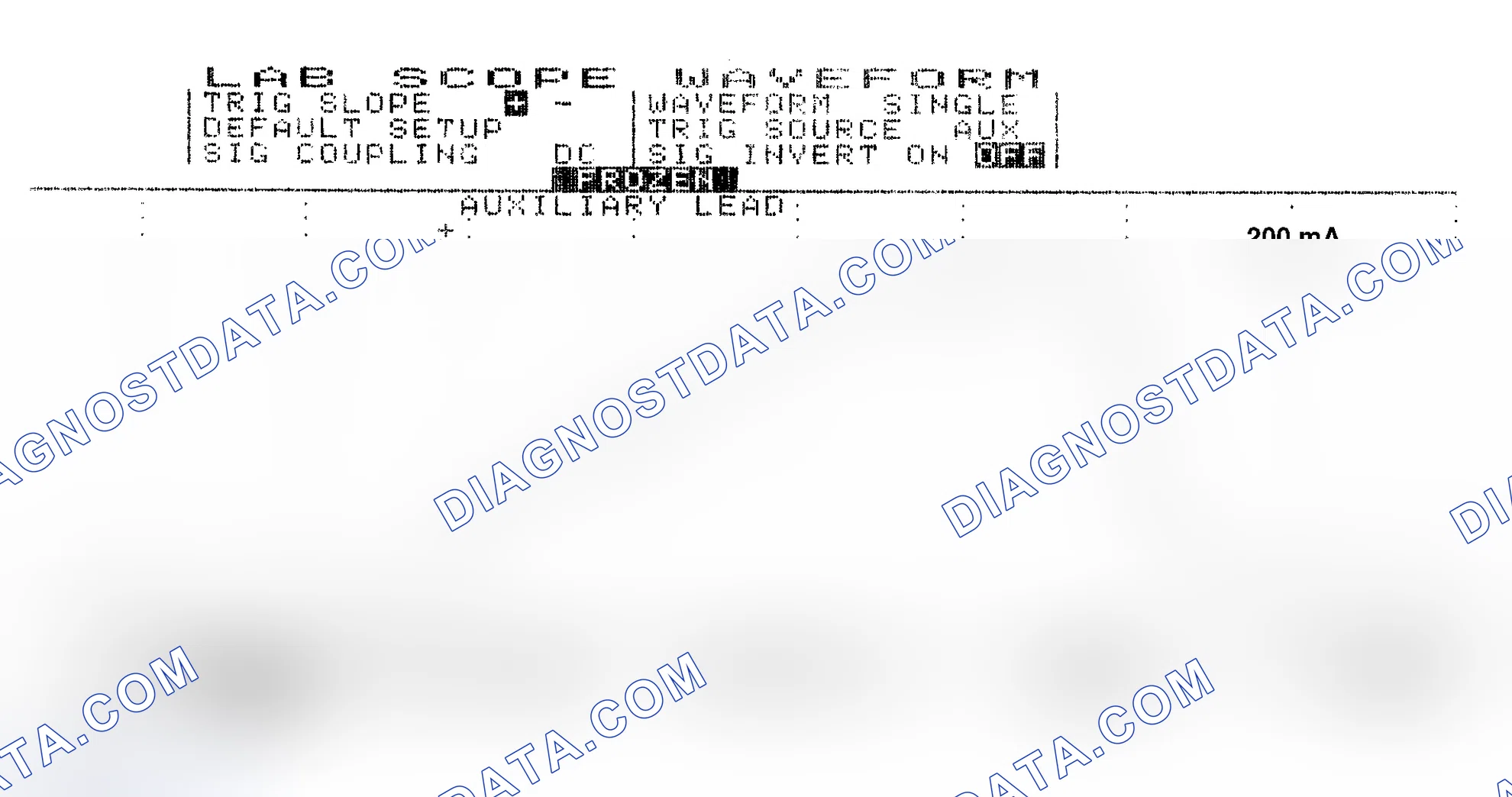 Scheme 13: Single Injector w/Normal Current Flow - Current Pattern