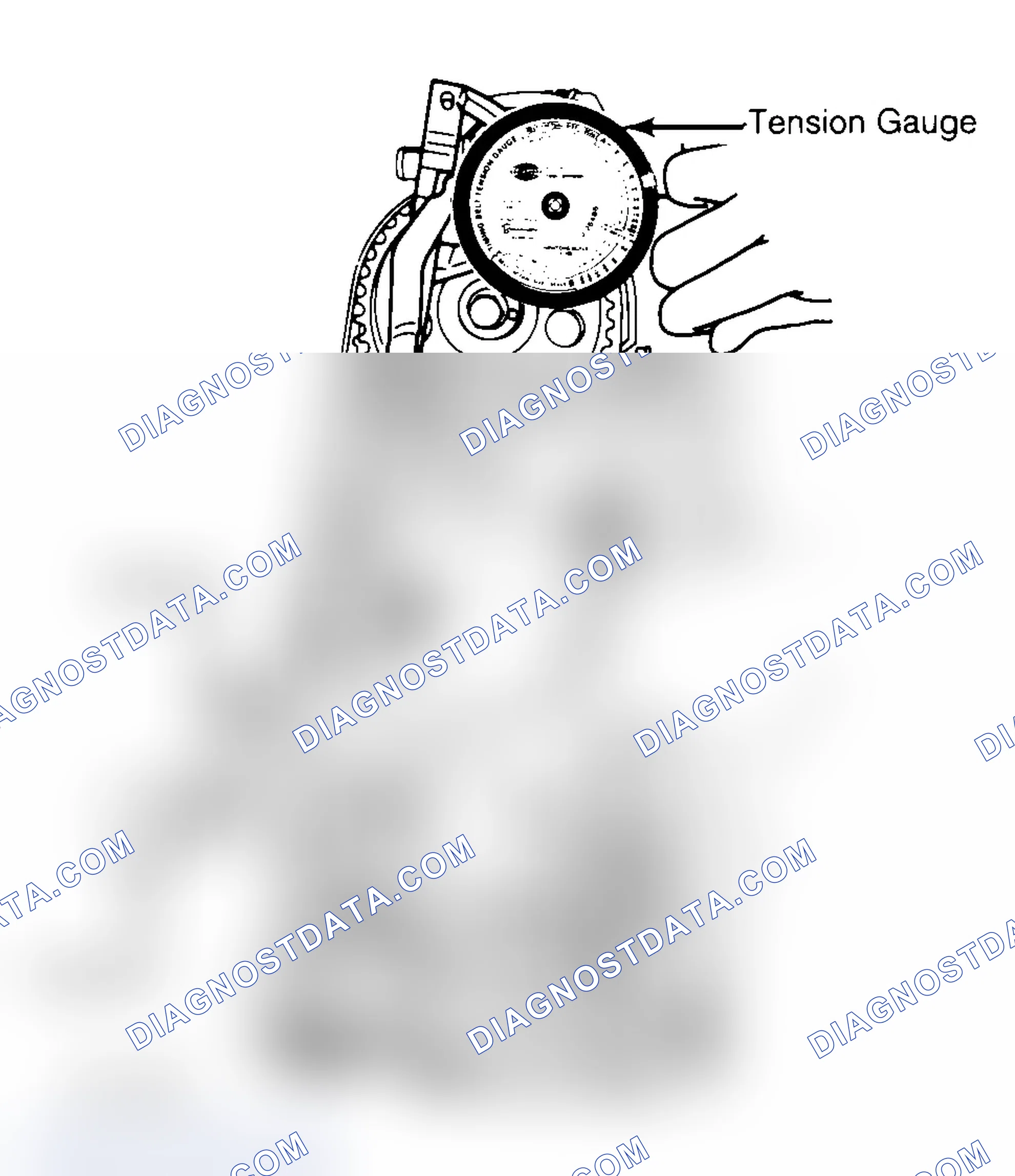 Scheme 28: Adjusting Typical Timing Belt Tension