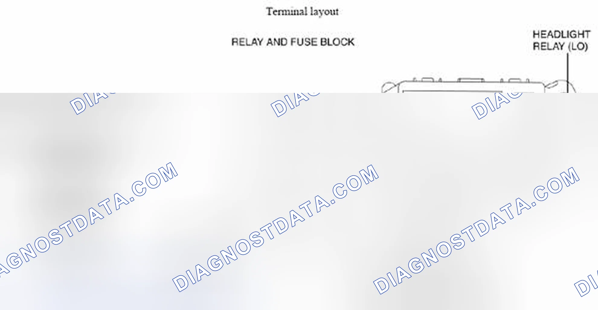 Scheme 82: Locating Headlight Relay And Identifying Discharge Headlight Control Module Connector Terminals