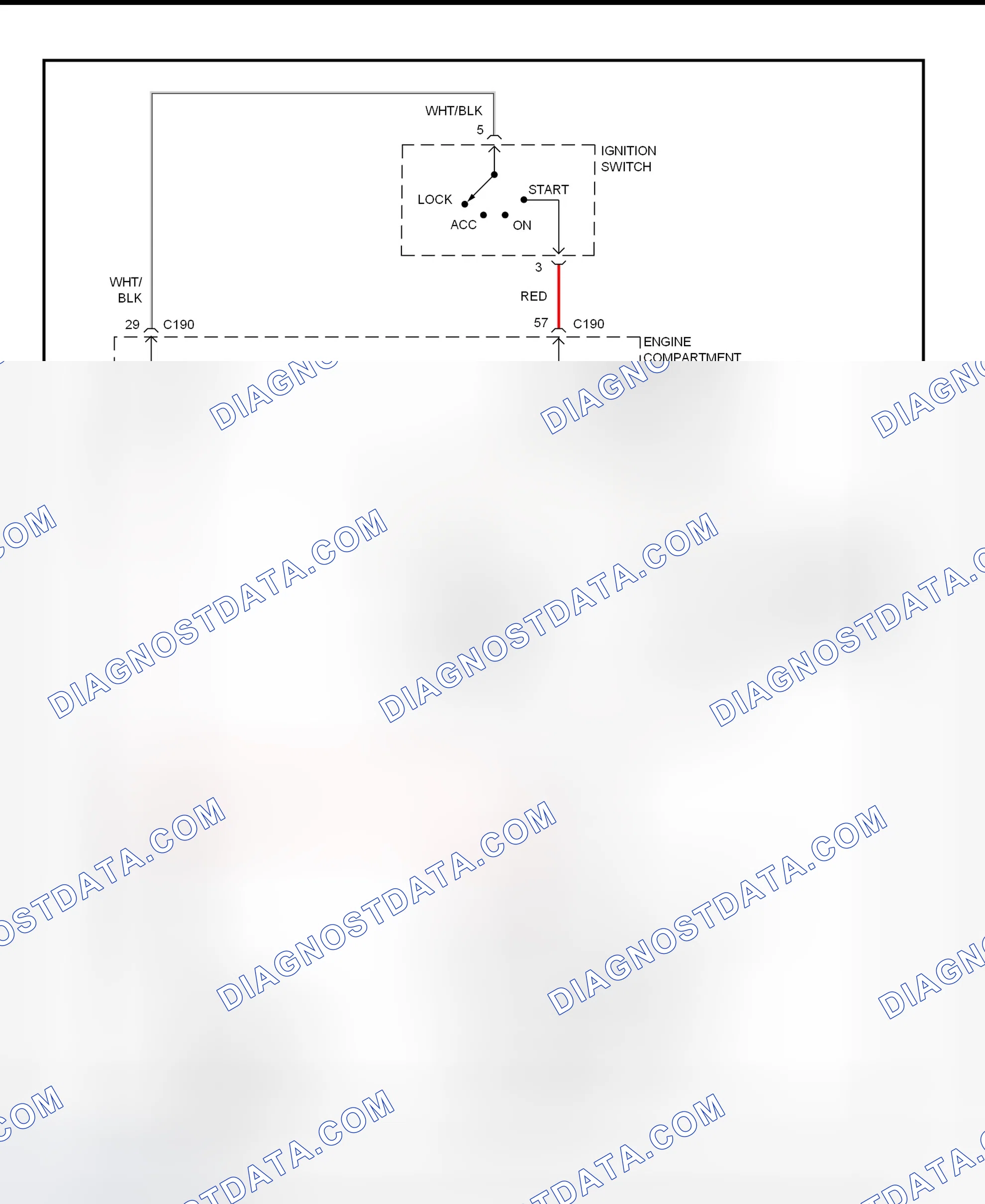 Scheme 1: Starting System Wiring Diagram (Sephia)