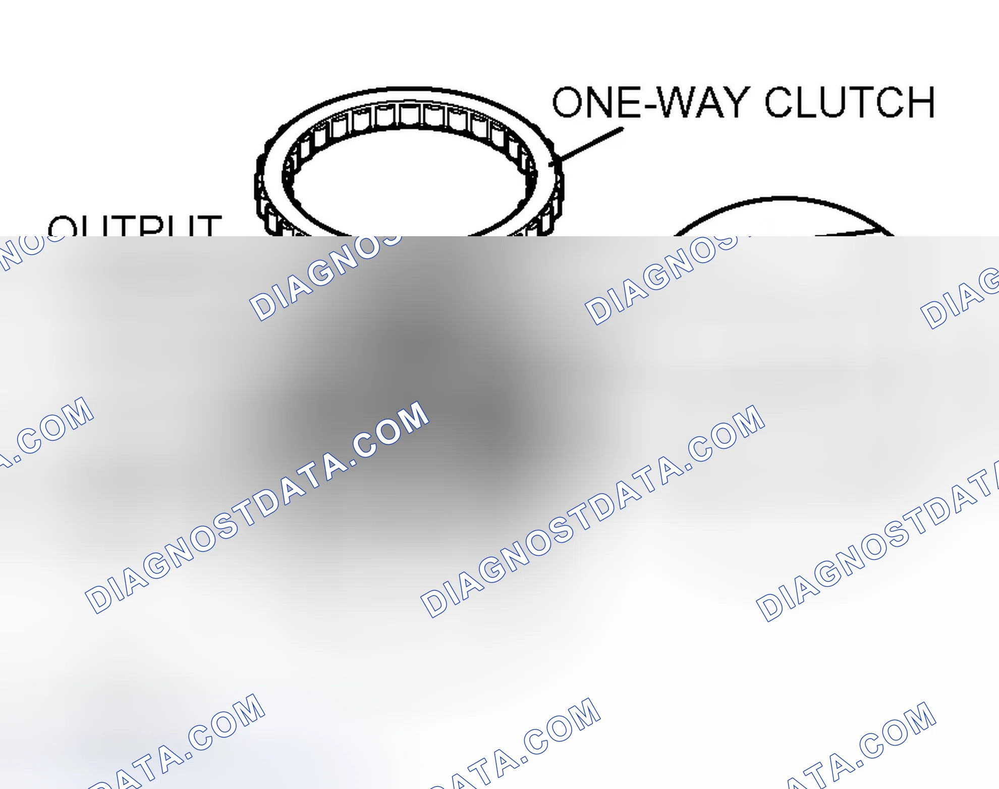 Scheme 843: >> B << ONE-WAY CLUTCH INSTALLATION