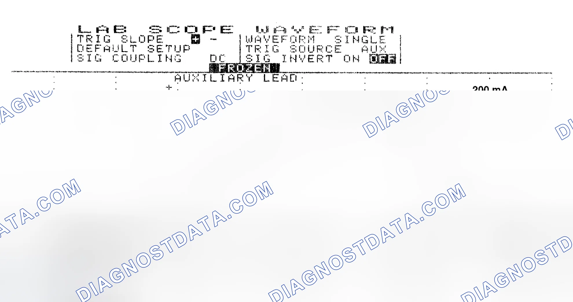 Scheme 13: Single Injector w/Normal Current Flow - Current Pattern