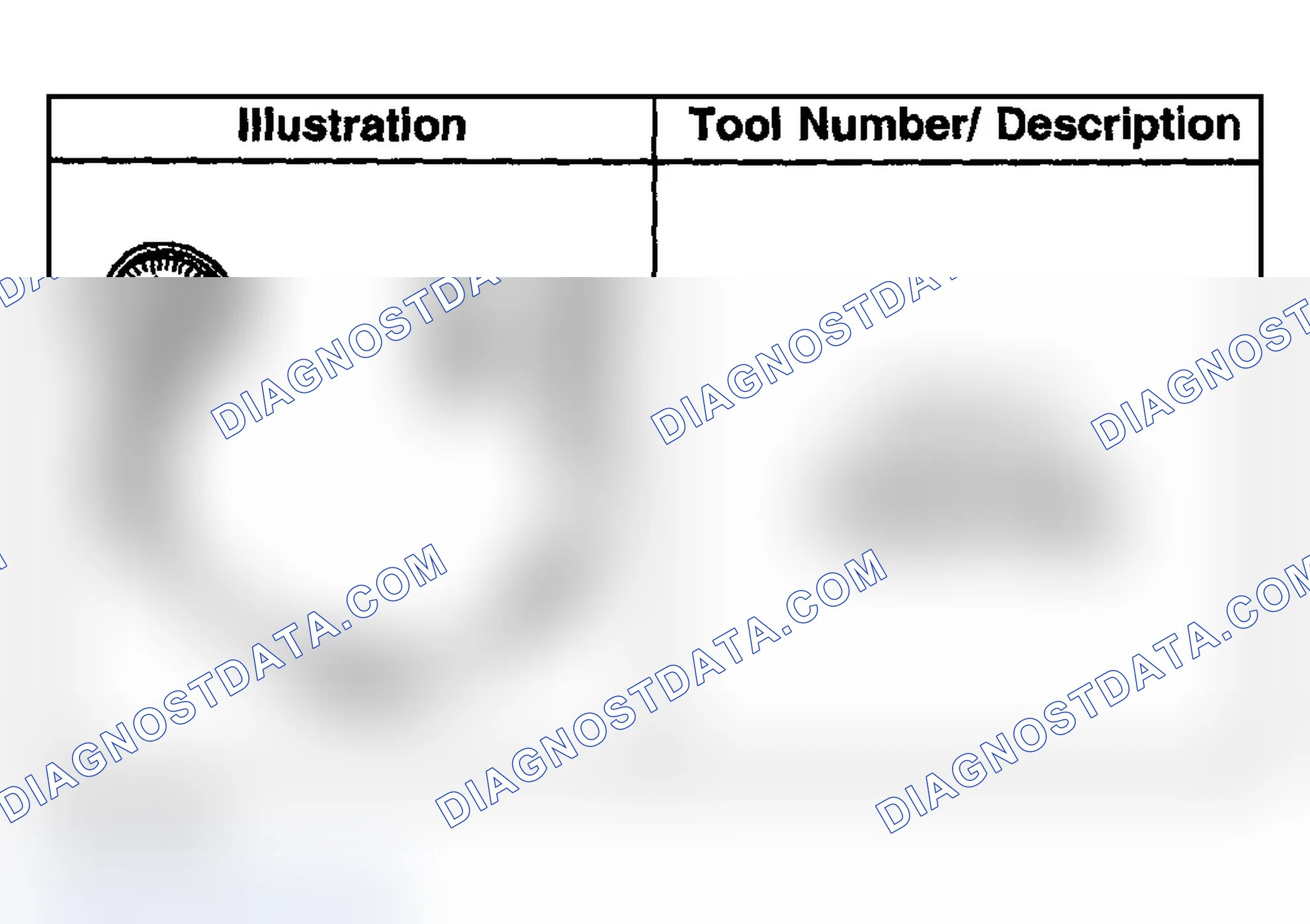 Scheme 29: SPECIAL TOOLS & EQUIPMENT