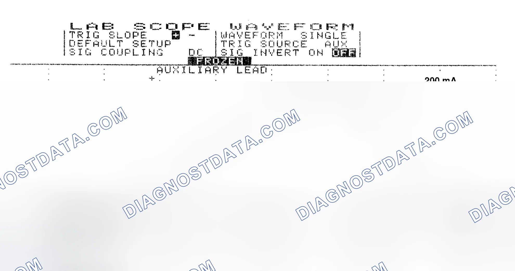 Scheme 13: Single Injector w/Normal Current Flow - Current Pattern